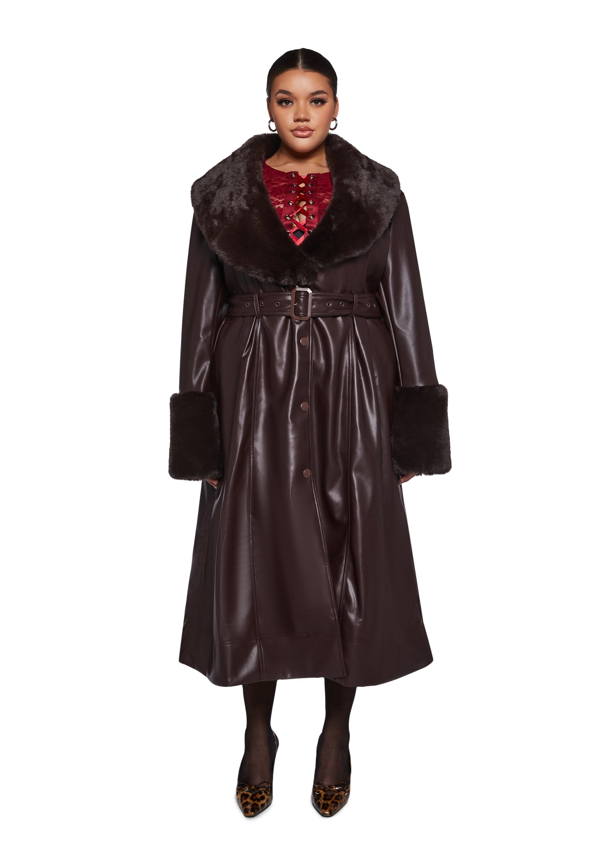 Power Plays Trench Coat