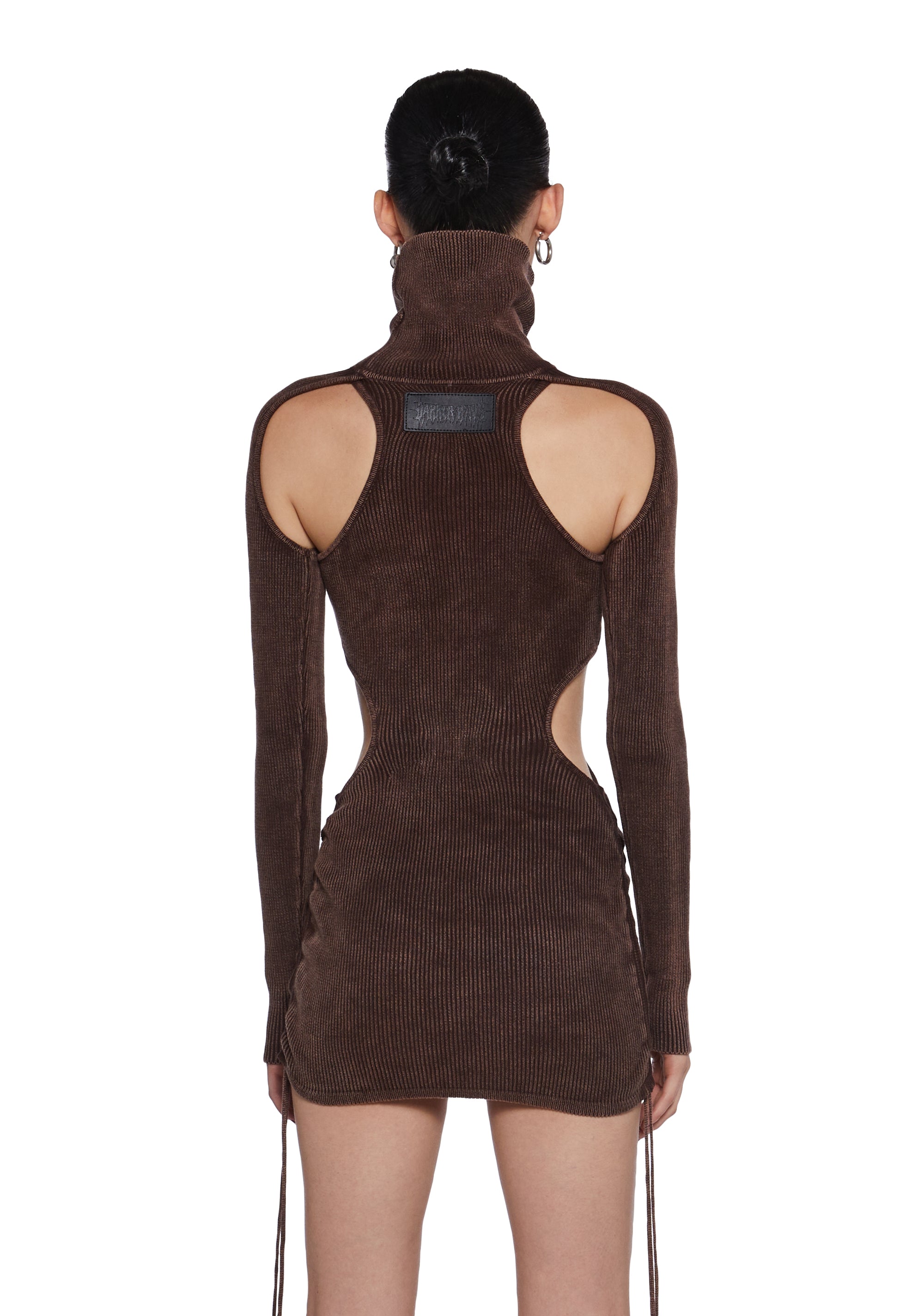 Warp Cut-Out Bodycon Dress