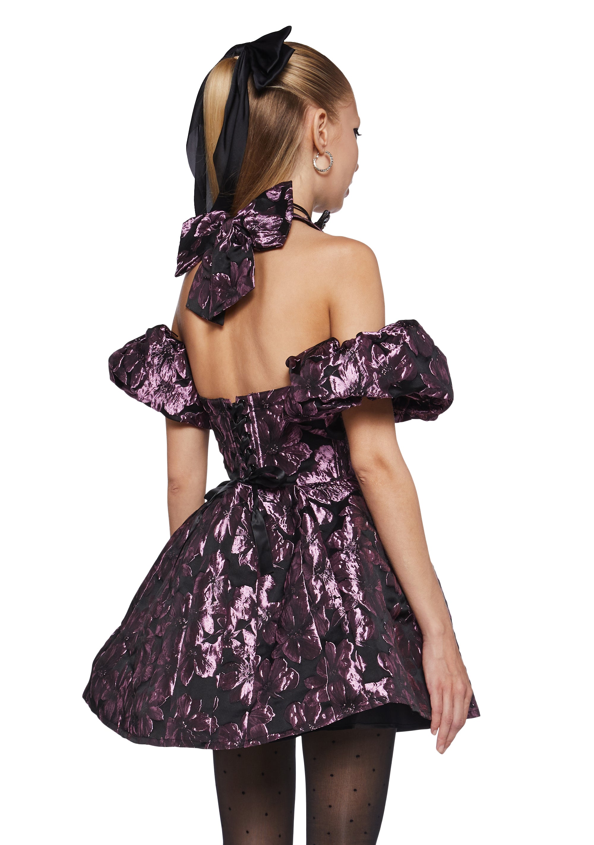 Polished Poise Mini Dress - Black