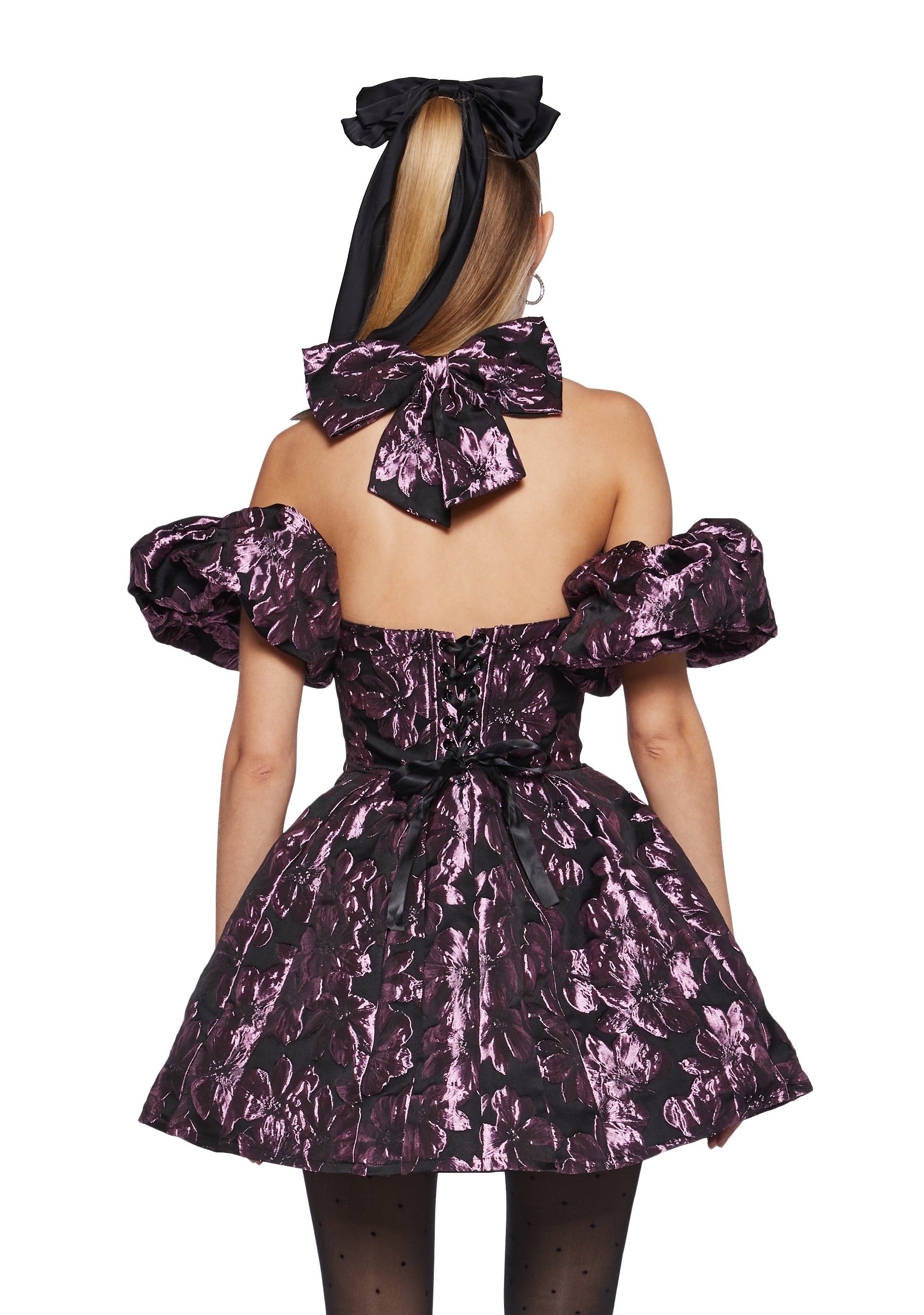 Polished Poise Mini Dress - Black