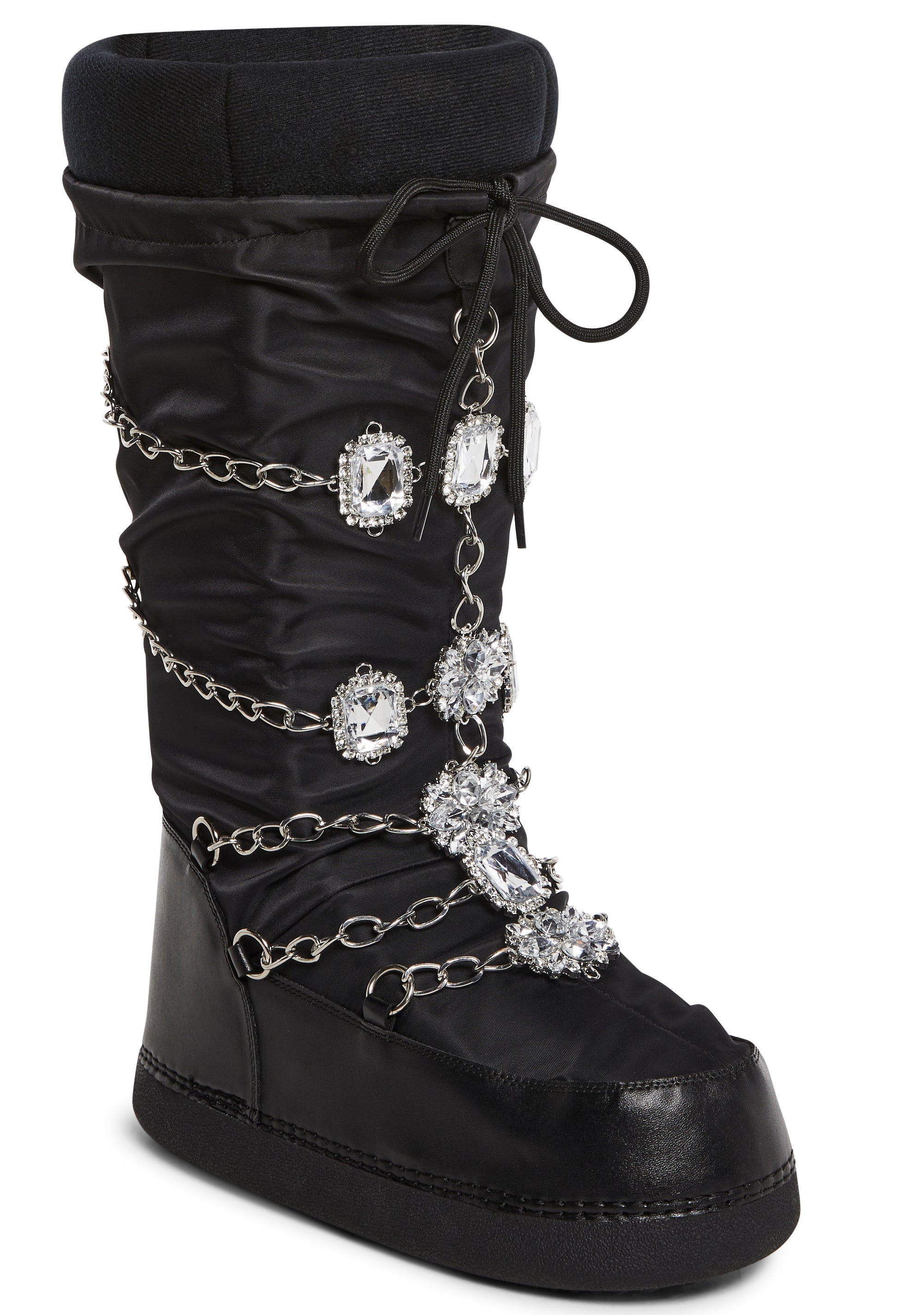 Snow Princess Winter Boots - Black - alternate