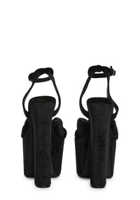 Cheers To U Platform Sandals - Black