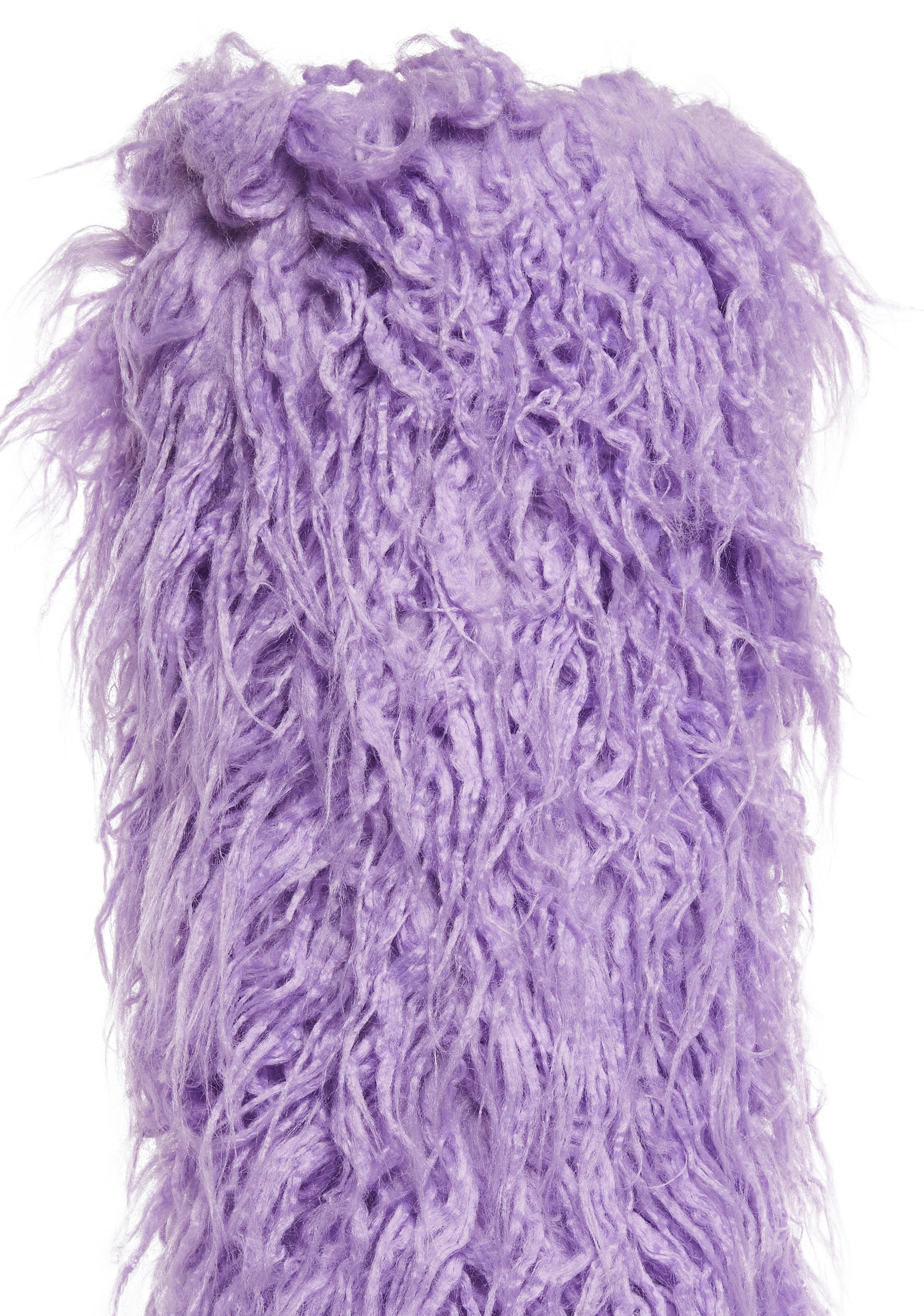 Liquid Rhythm Faux Fur Boots - Purple - alternate