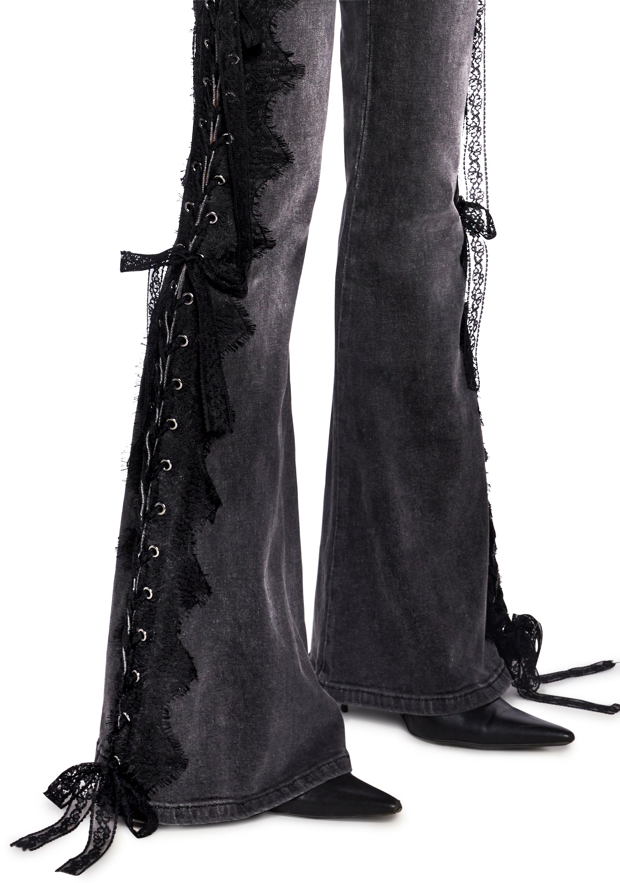 Across The Crowd Flare Jeans