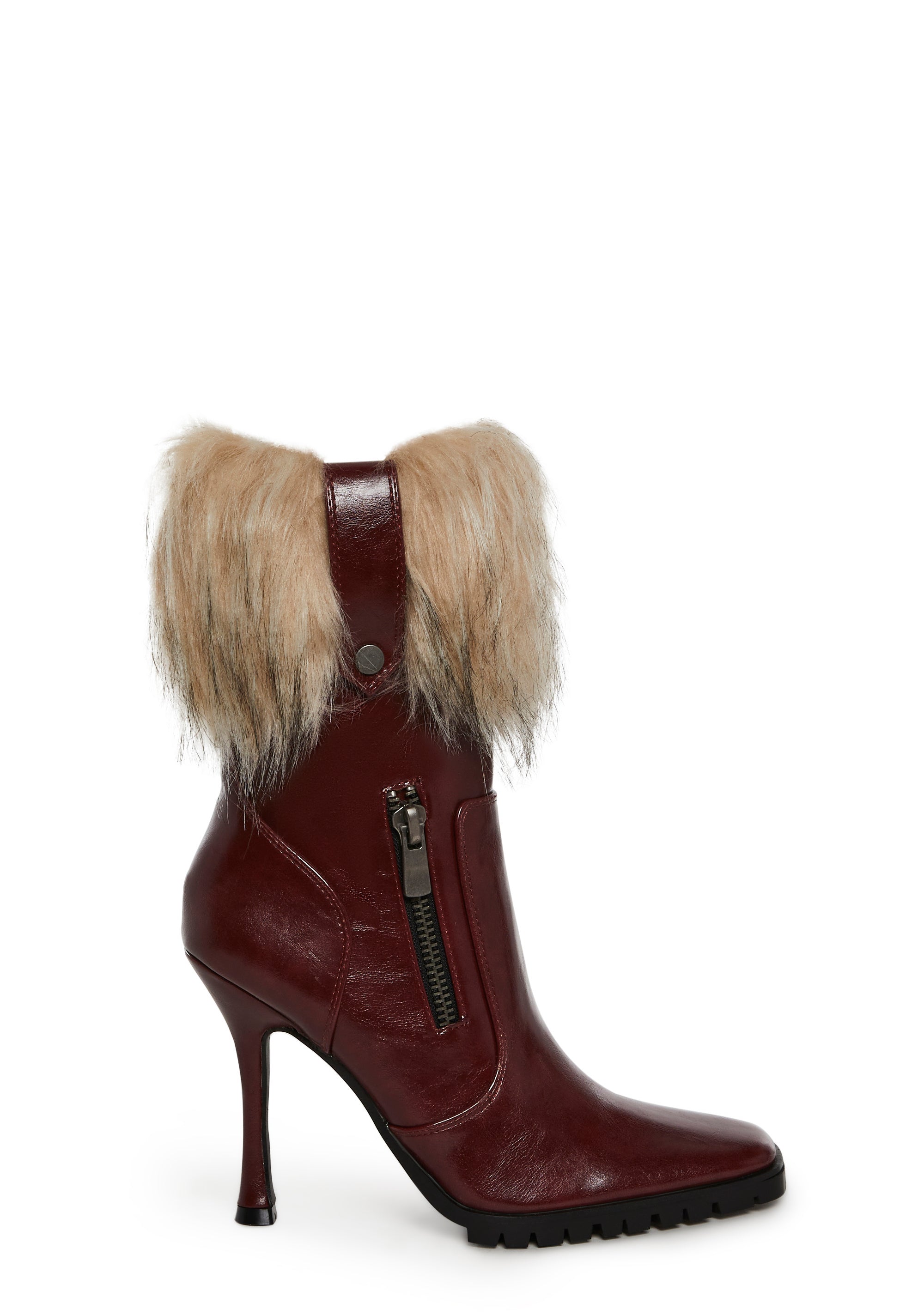 Call The Shots Heeled Boots - Red