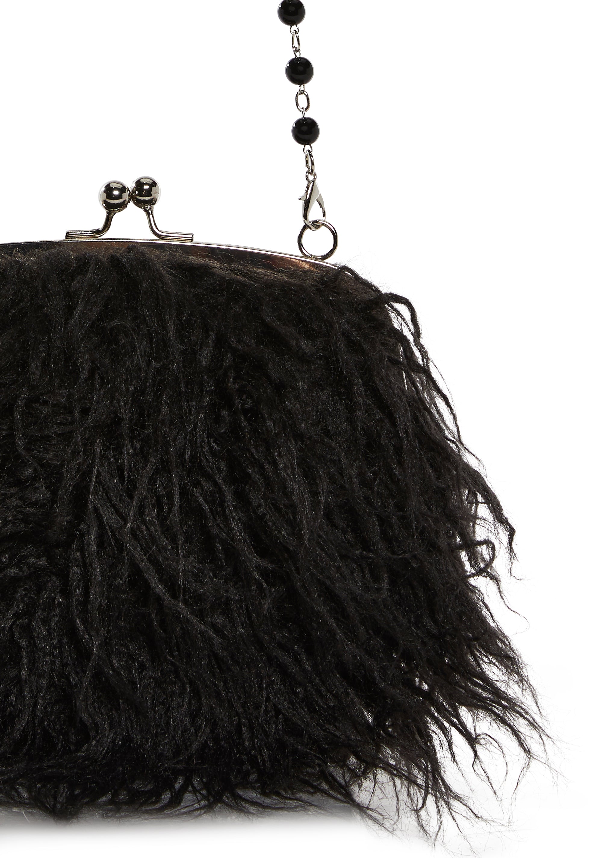 Enigmatic Beauty Faux Fur Bag