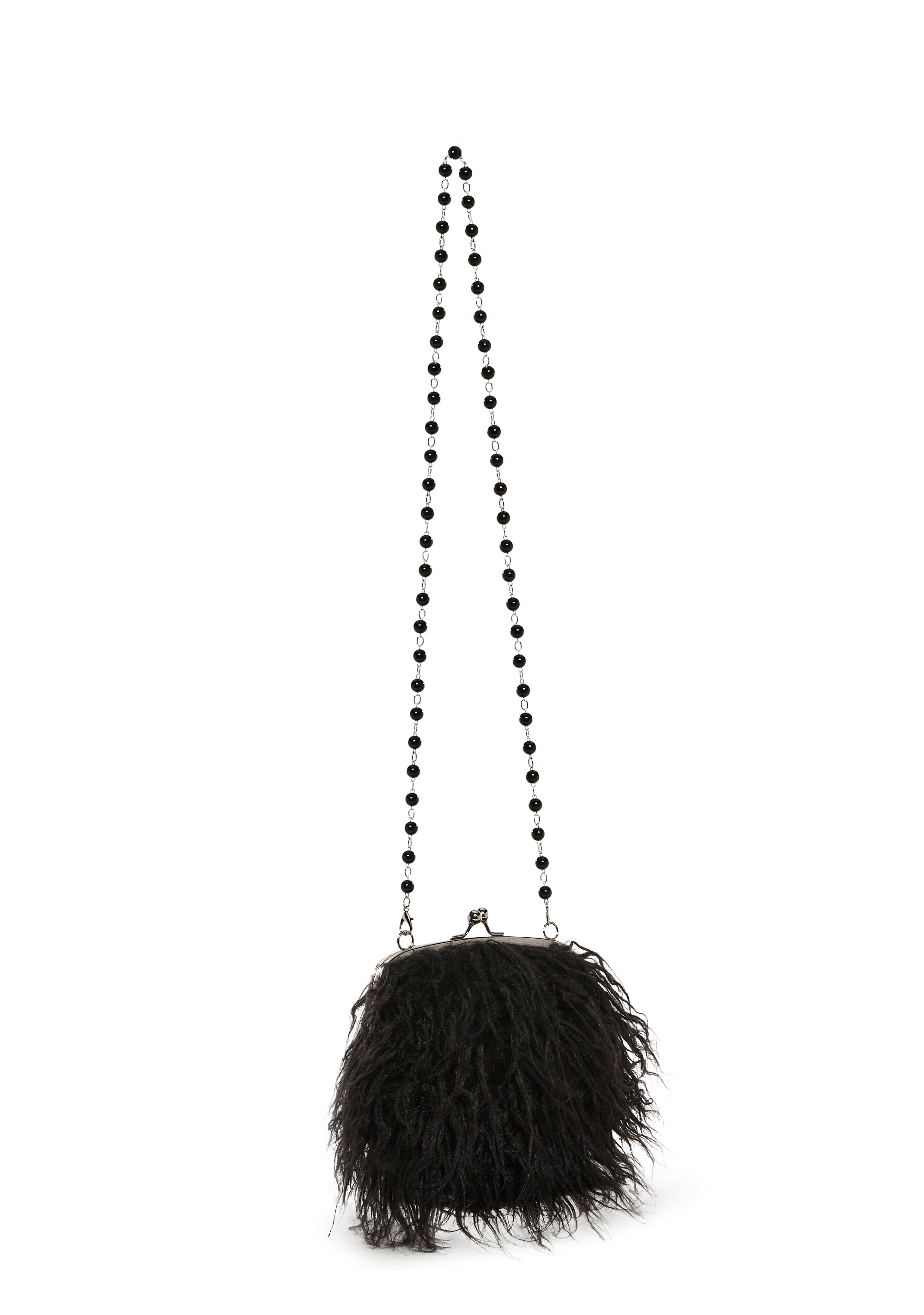 Enigmatic Beauty Faux Fur Bag