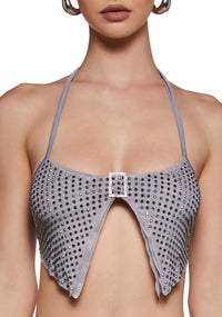 Fame Dynasty Rhinestone Top