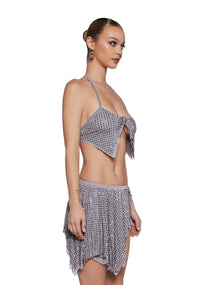 Fame Dynasty Rhinestone Top