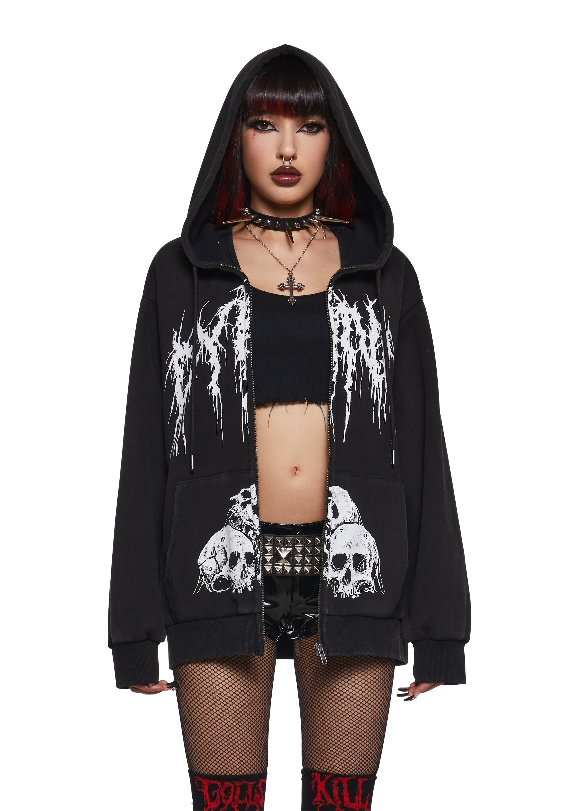 [AFTERMATH] AFTERMATH DEAD CAT HOODIE /追跡付 Angel of Death Hoodie [Zipper or Pullover] – VampireFreaks