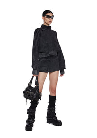 Warp Washed Knit Sweater