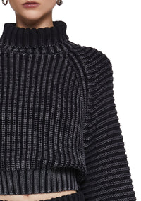 Warp Washed Knit Sweater