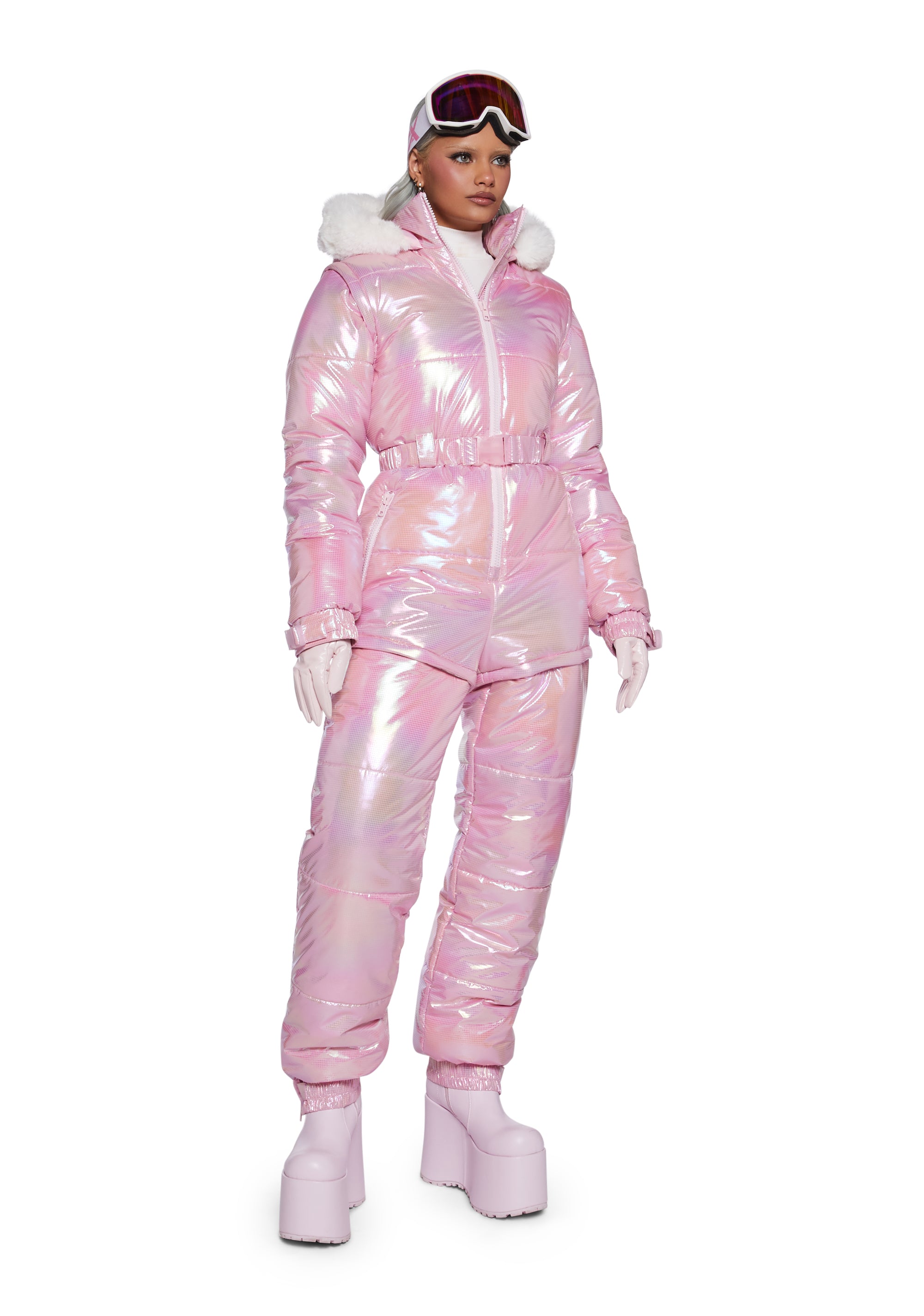 Frosted Glow Iridescent Snowsuit