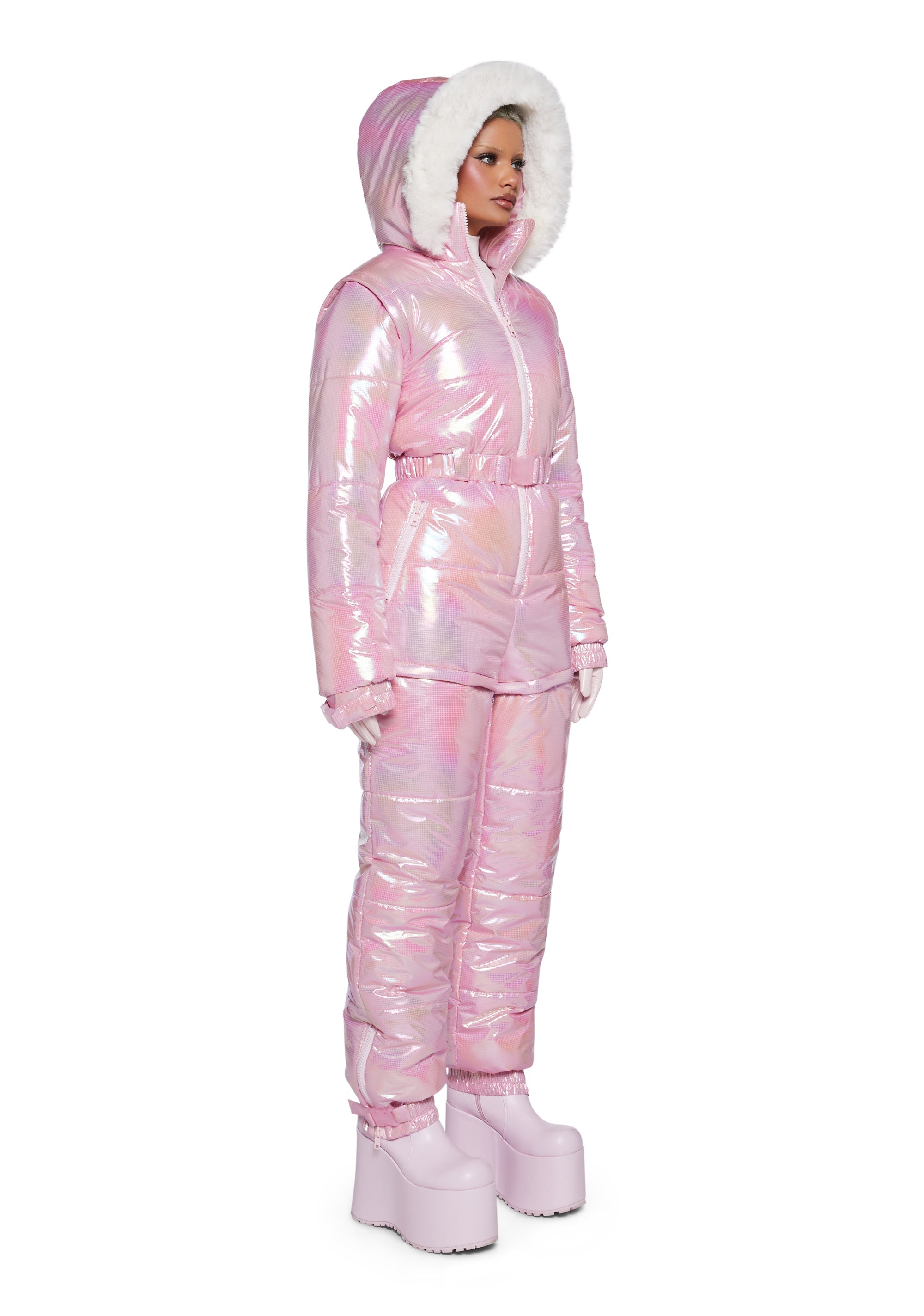 Frosted Glow Iridescent Snowsuit