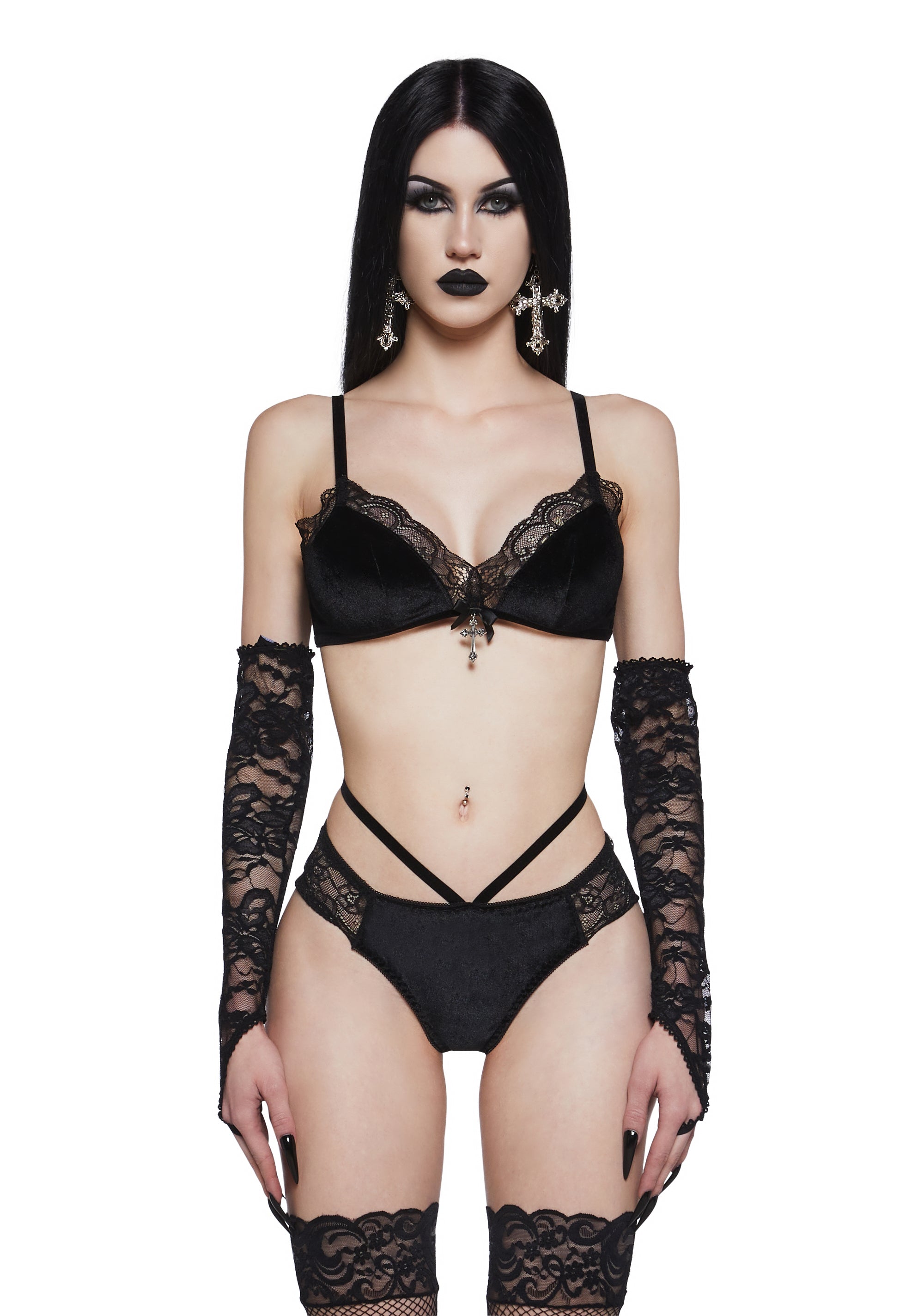 Wiln DEVOTION - Black Teddy Lingerie Set