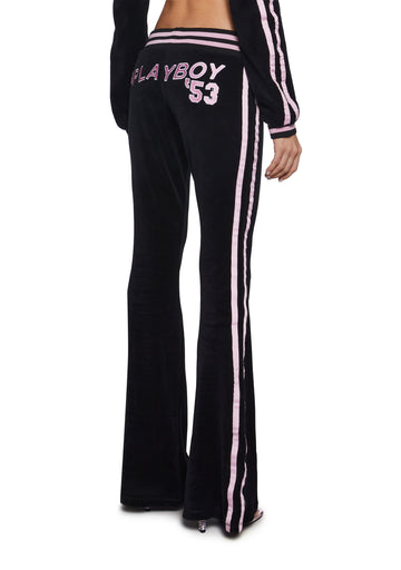 Leisurely Yours Velour Track Pants