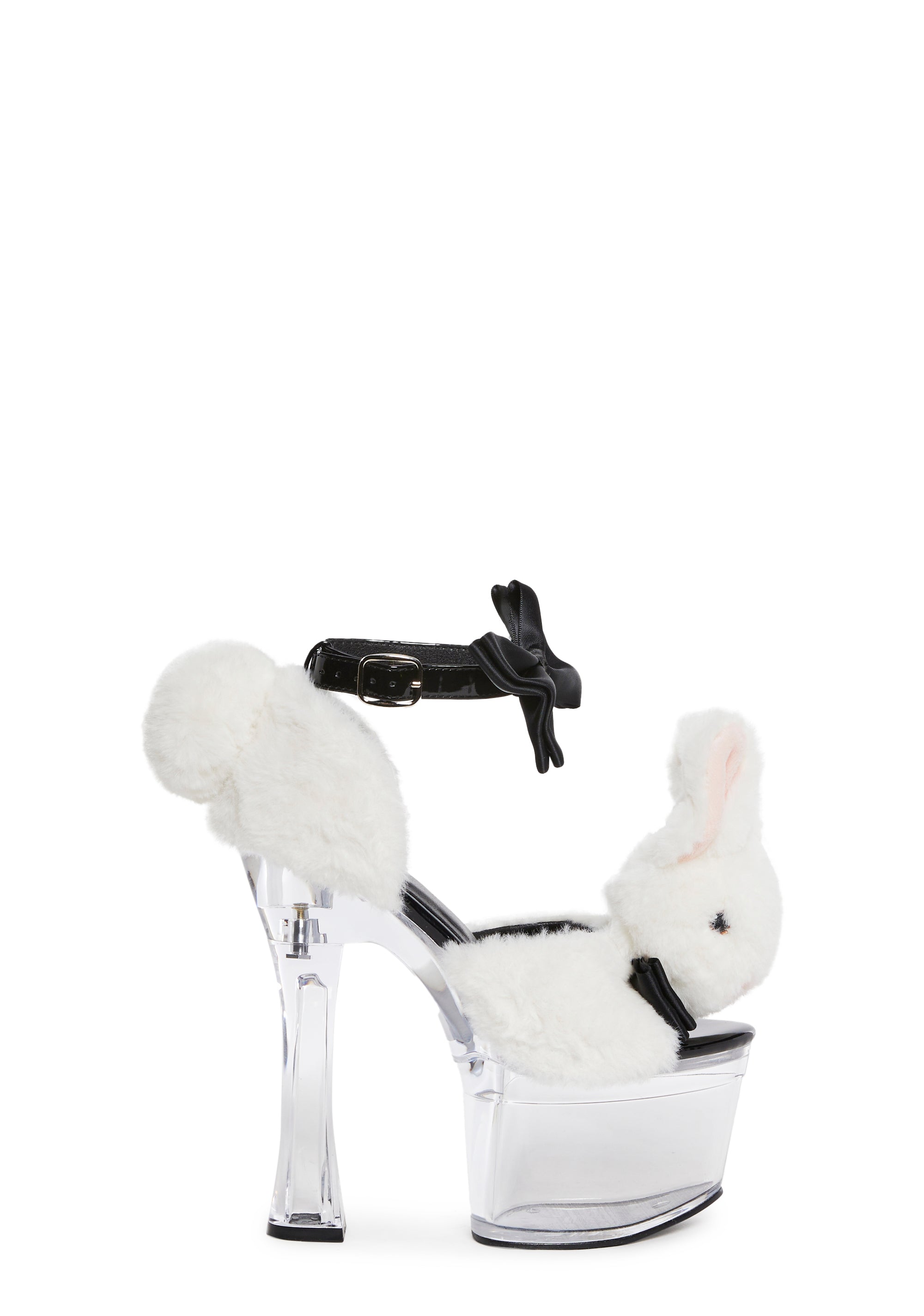 Plush Paws Platform Heels - Playboy Bunny