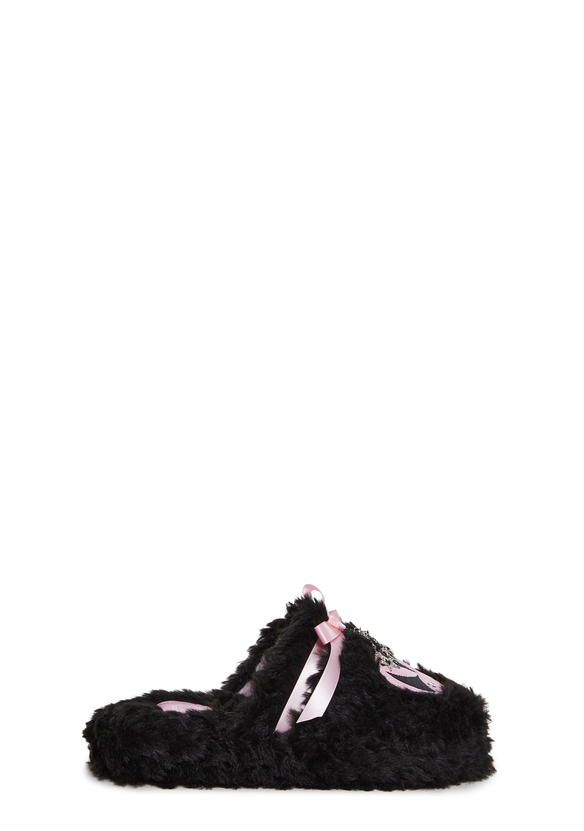 Dolls Kill x Playboy Playmate Fuzzy Faux Fur Logo Rhinestone Charm