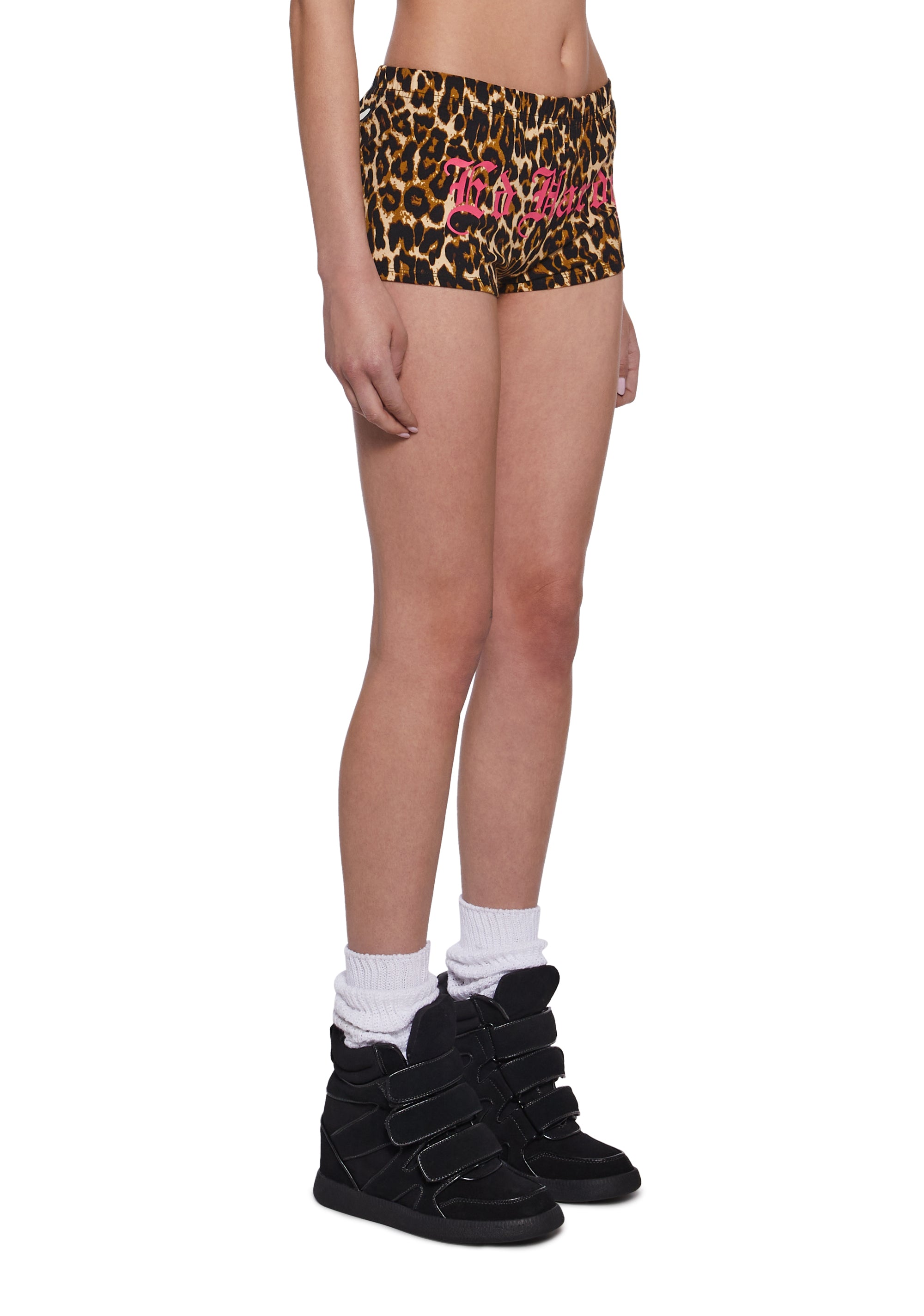 Leopard Booty Shorts