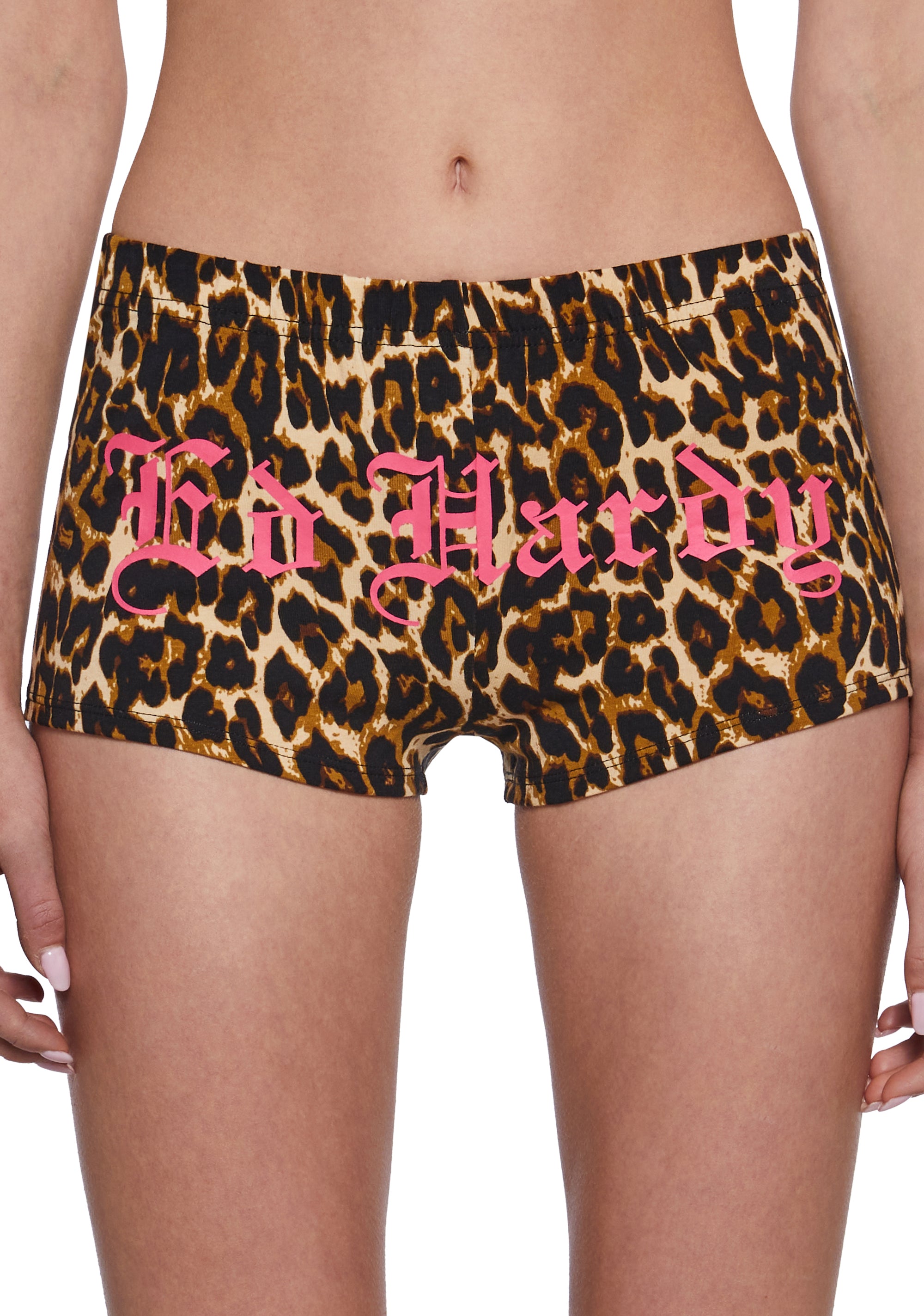 Leopard Booty Shorts