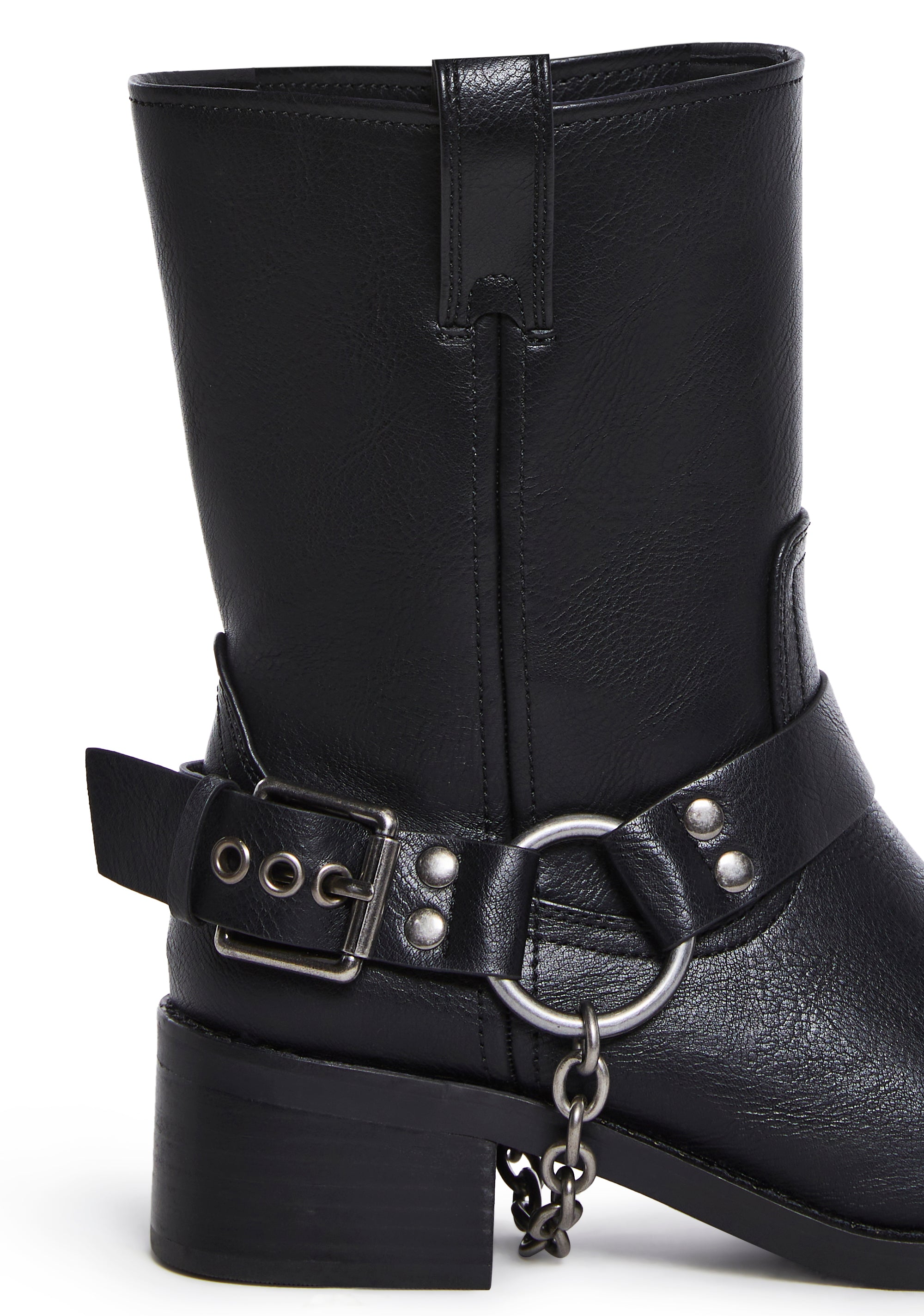 black boots バングル　ctm Ref: 110168-028 Piccadilly Ankle Boot - Black Mid-Heel Boots