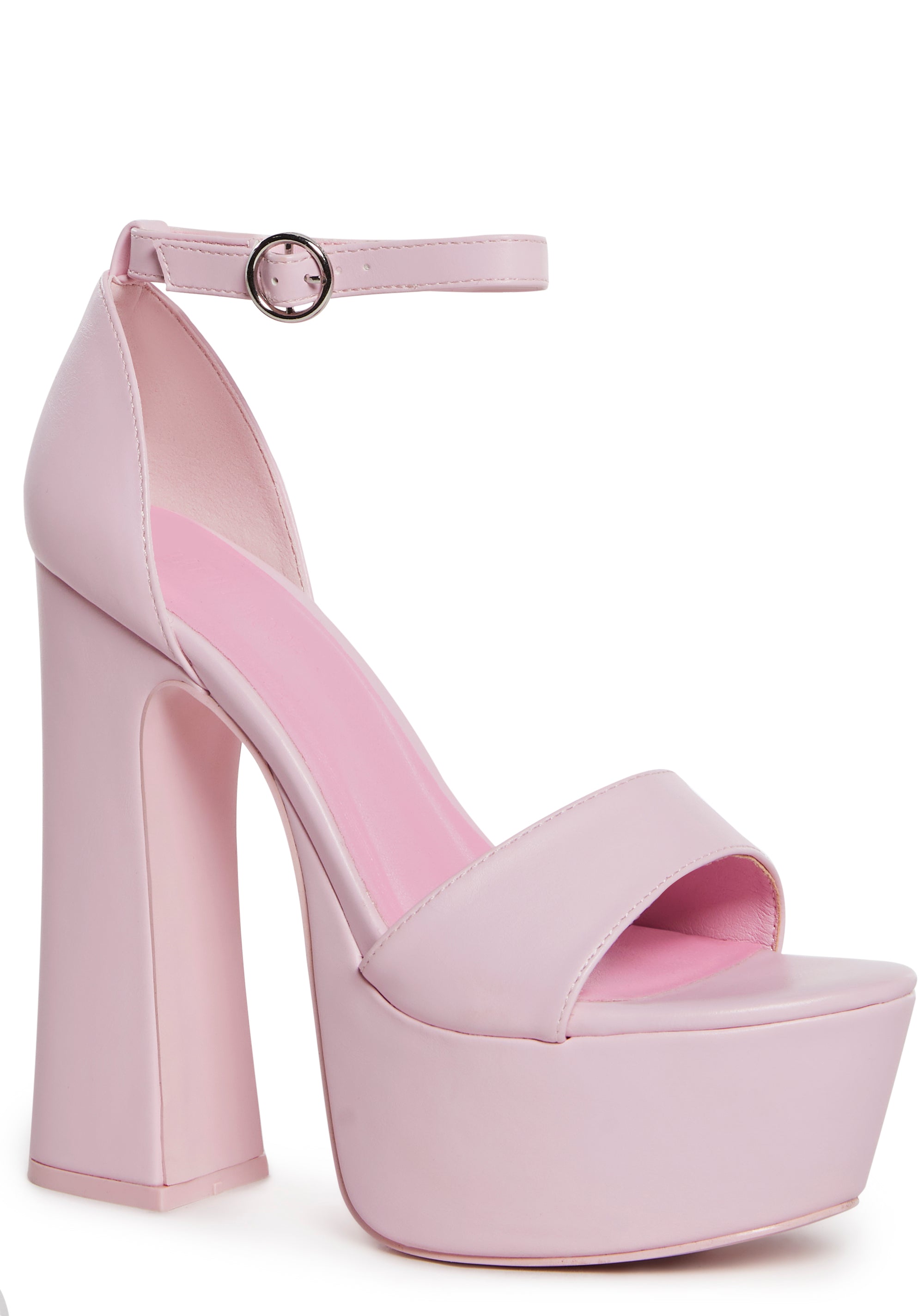 Pure Revelation Platform Heels - Pink