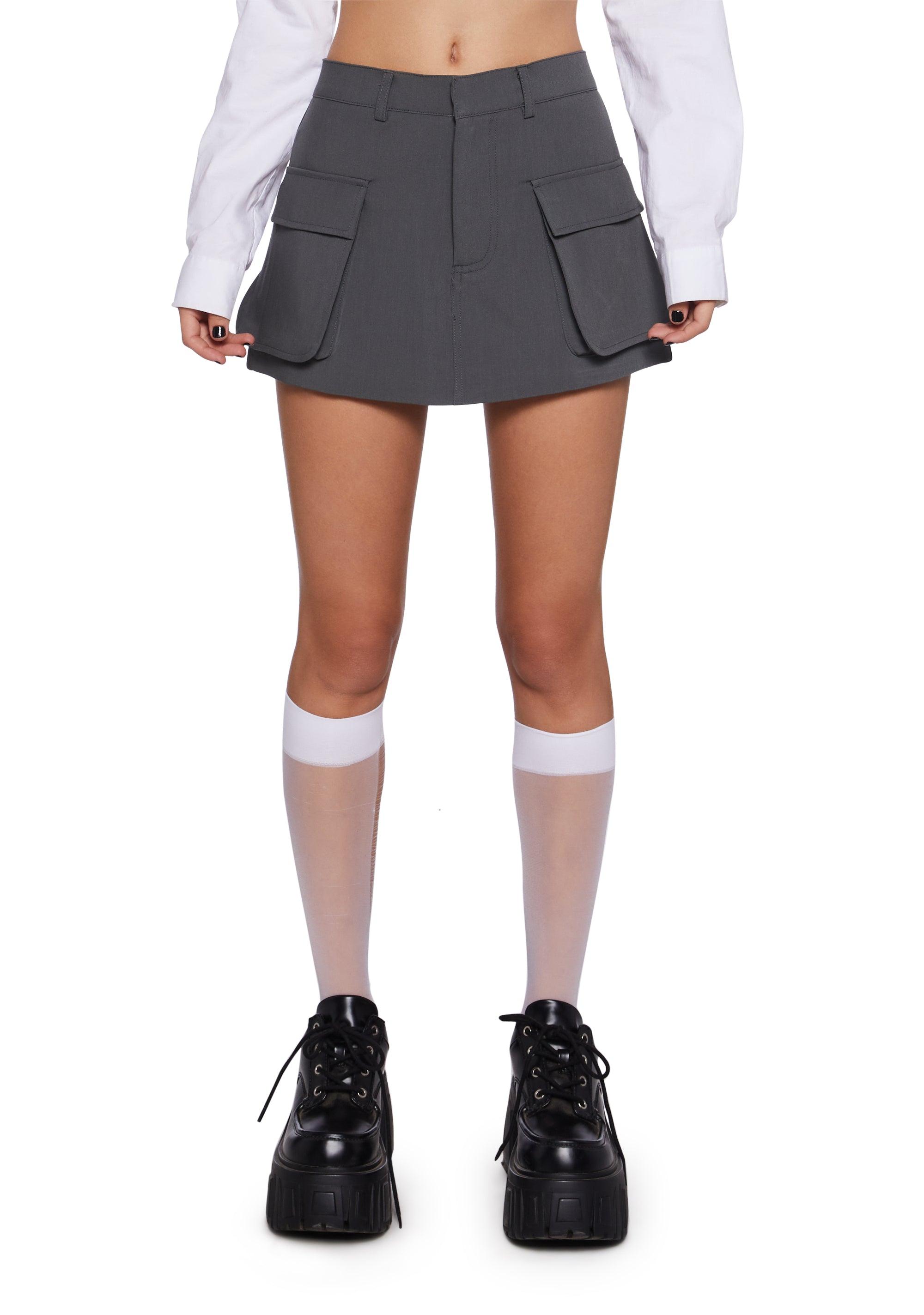 Dollskill holographic skirt new arrivals