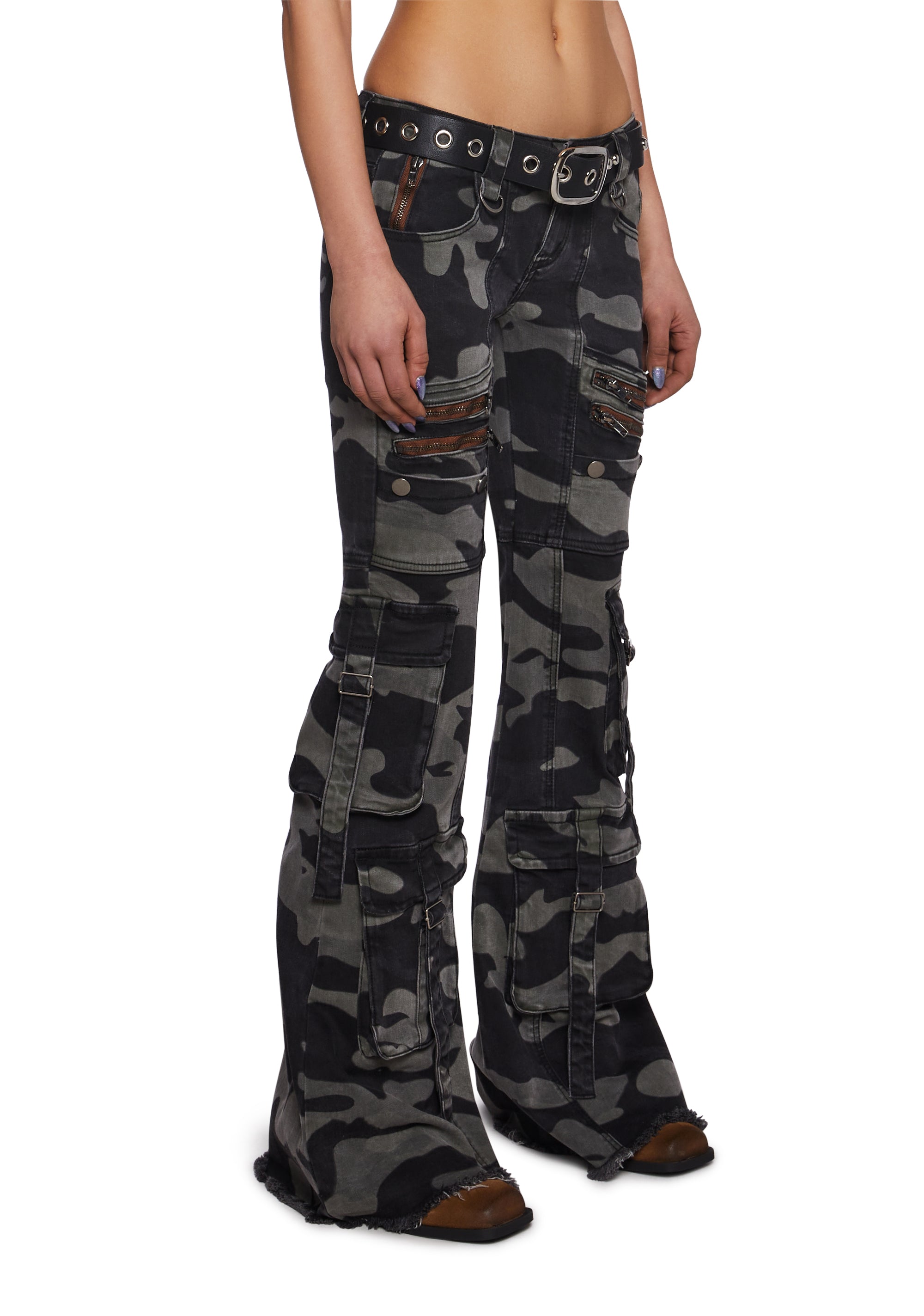 Aurora Cargo Jeans - Camo