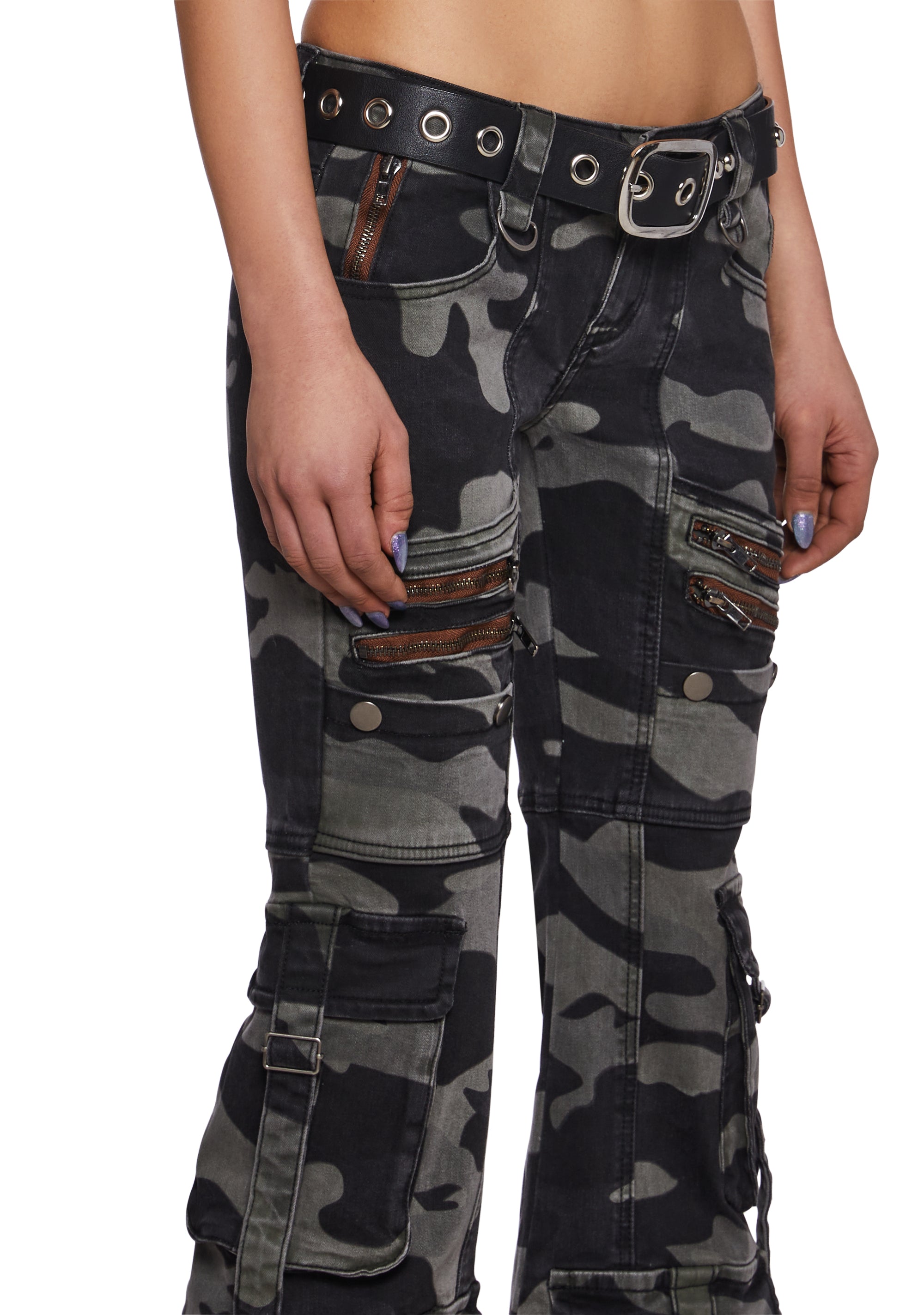 Aurora Cargo Jeans - Camo