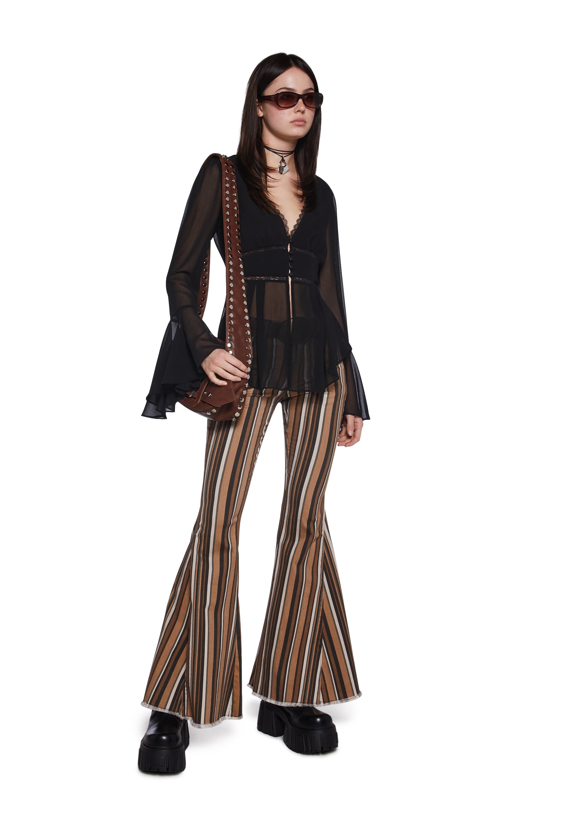 Love Record Breaker Chiffon Blouse - alternate