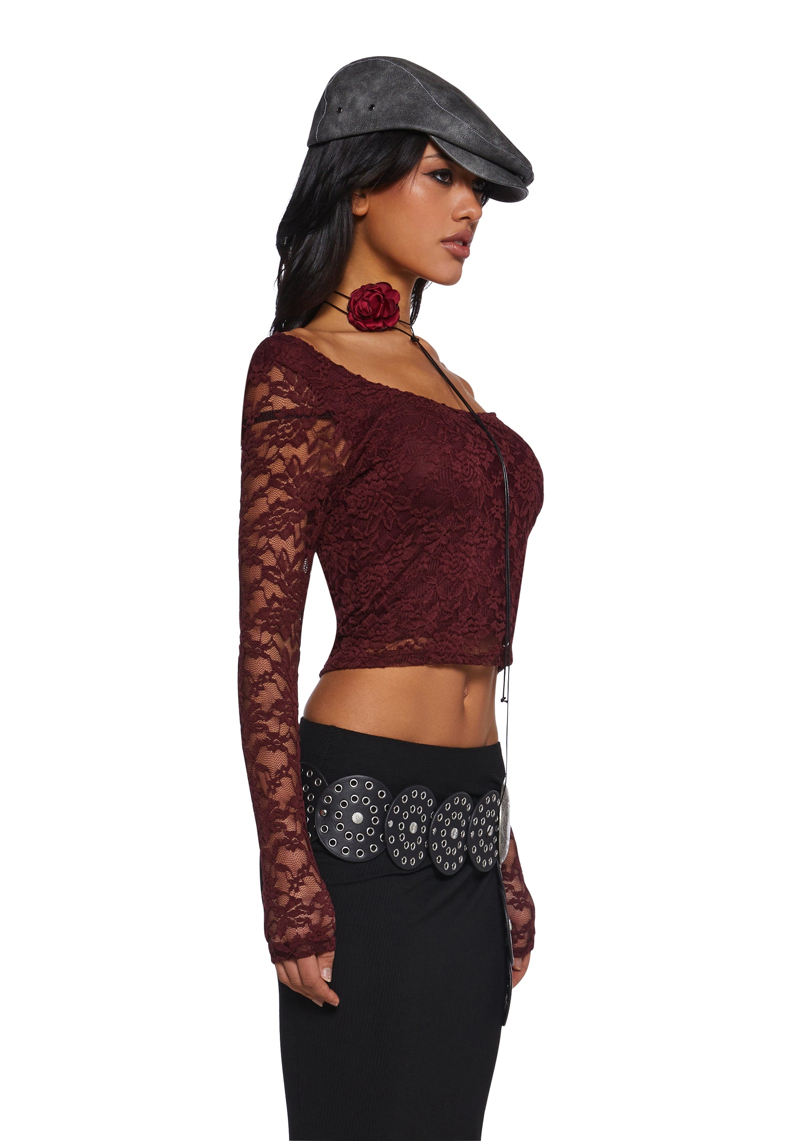 three|dark red