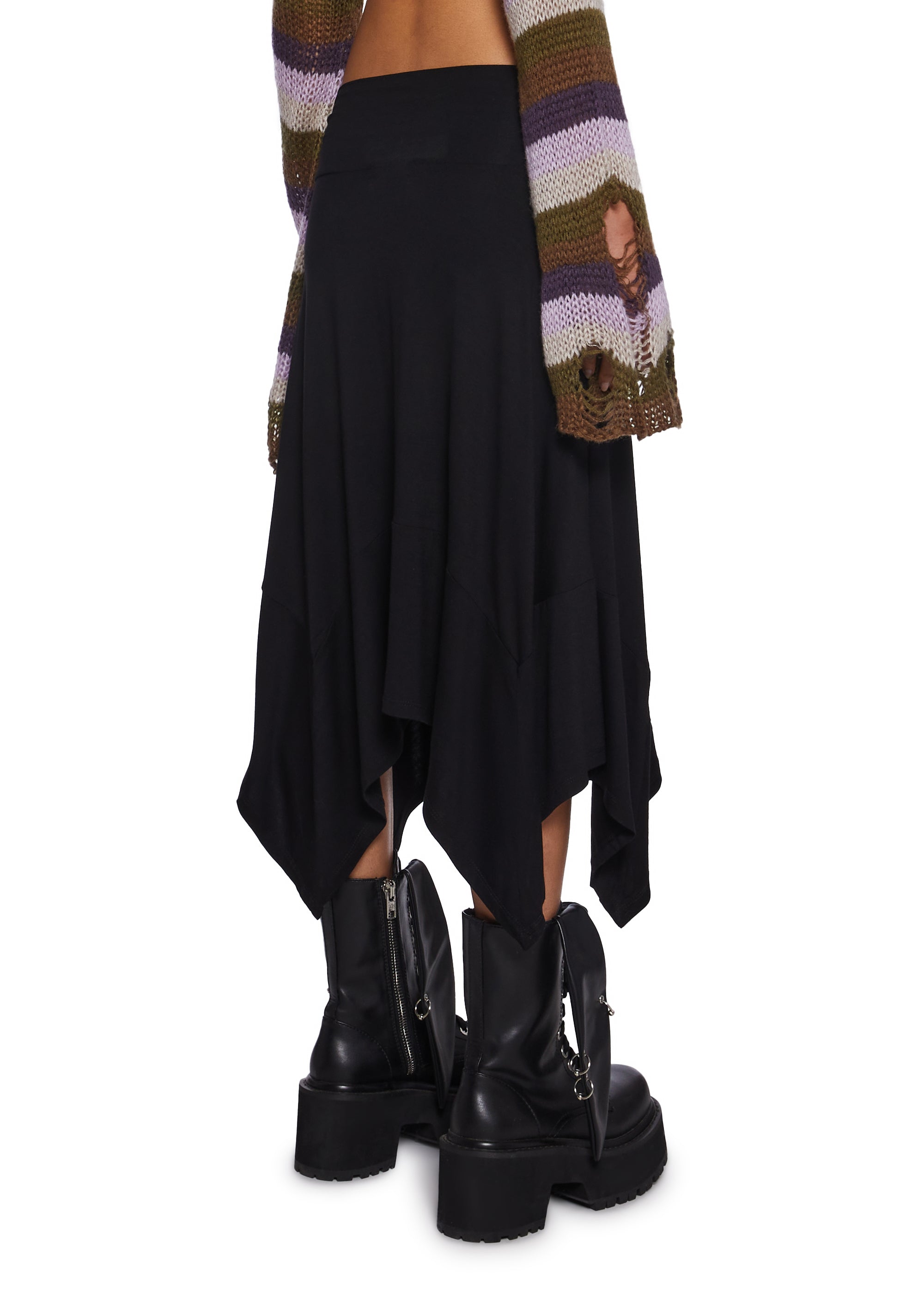 Say It Right Handkerchief Midi Skirt