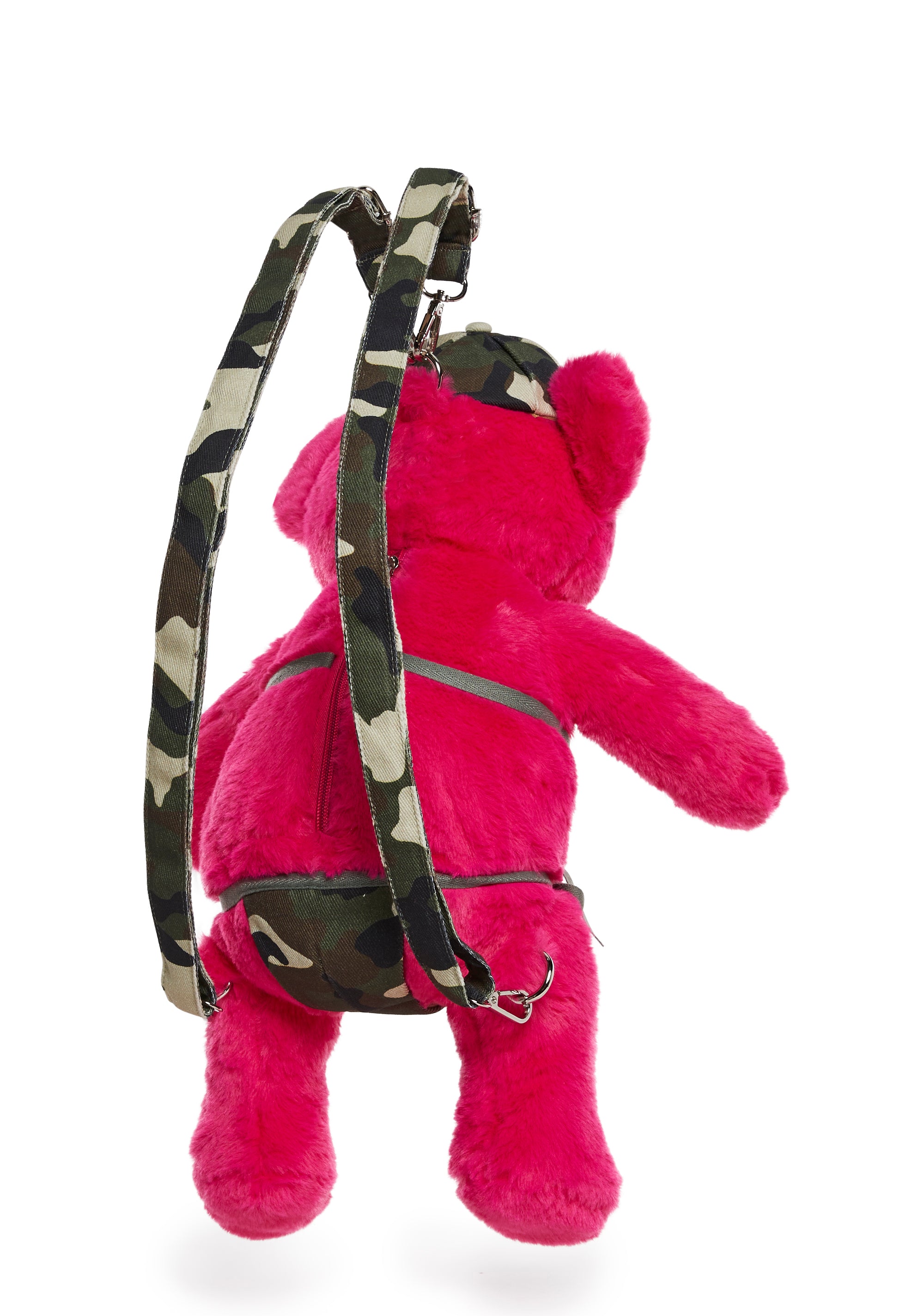 Bling Cuntry Camo Print Mini Bear Backpack Current Mood - Multi
