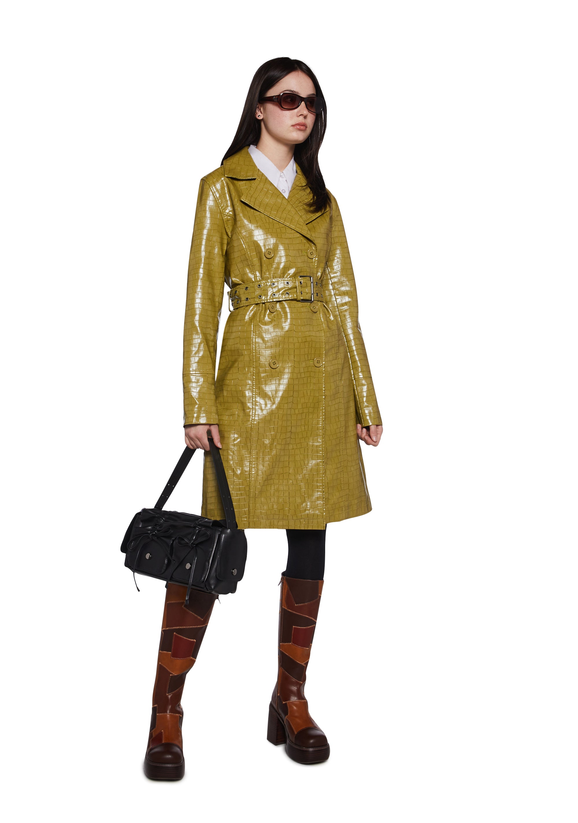 Living That Life Trench Coat - alternate