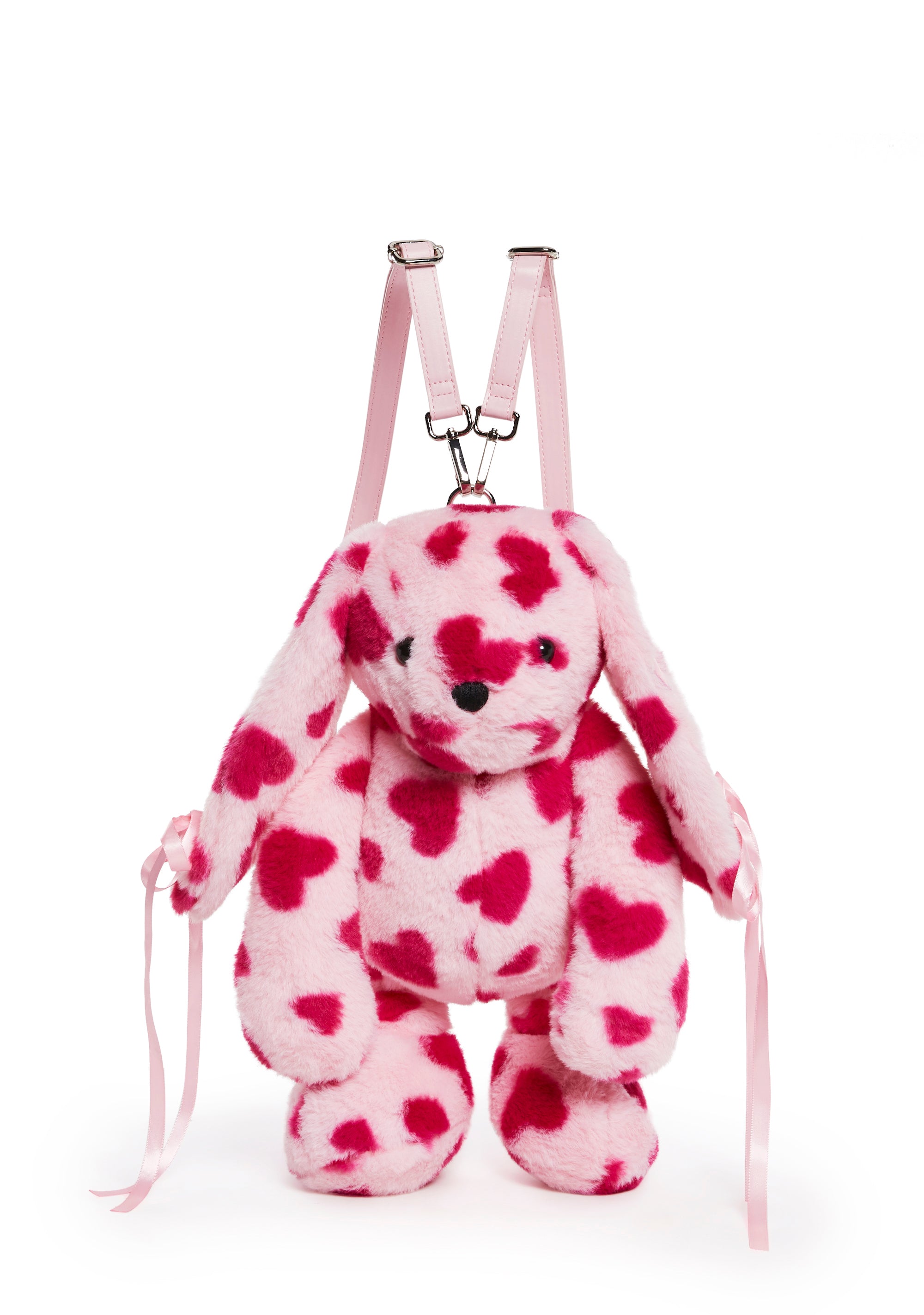 Seeing Hearts Bunny Plush Backpack - alternate