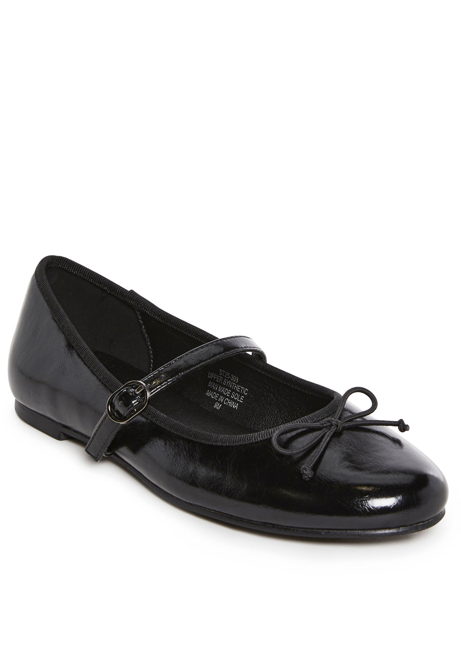 Woven Love Ballet Flats - Black - alternate