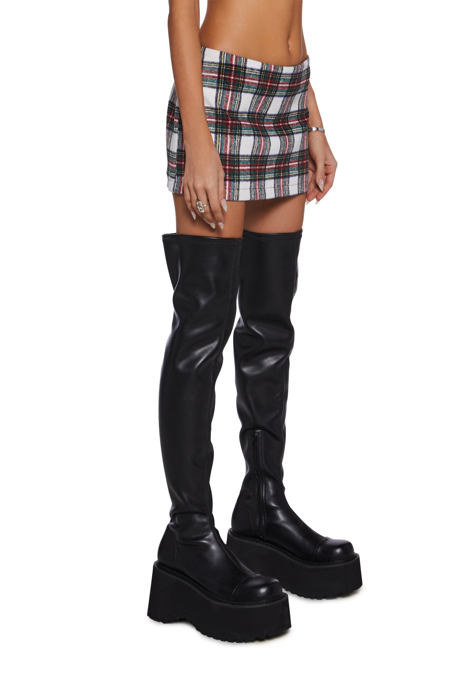 three|plaid