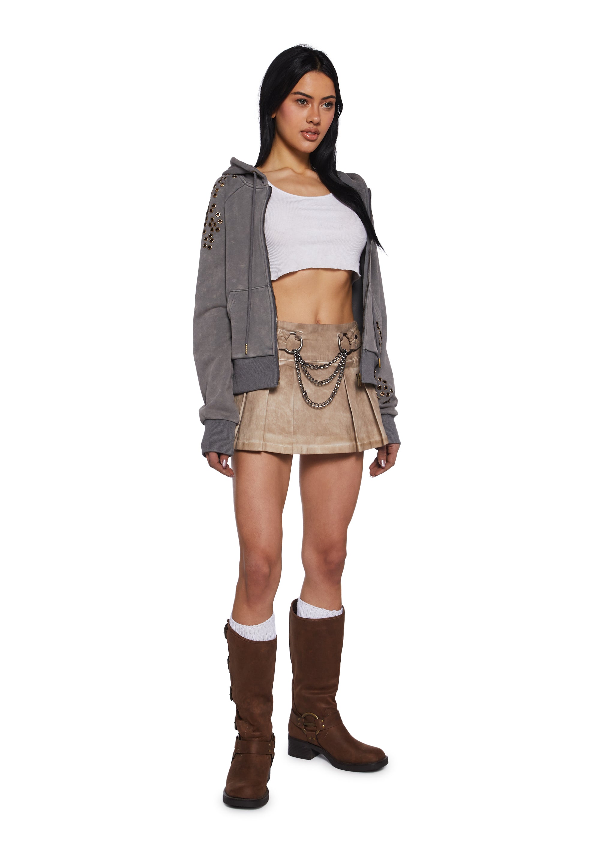 Prep School Rebel Mini Skirt - alternate