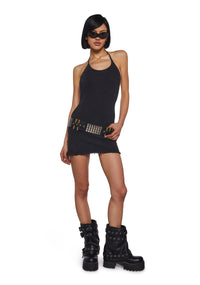 Like My Page Halter Dress