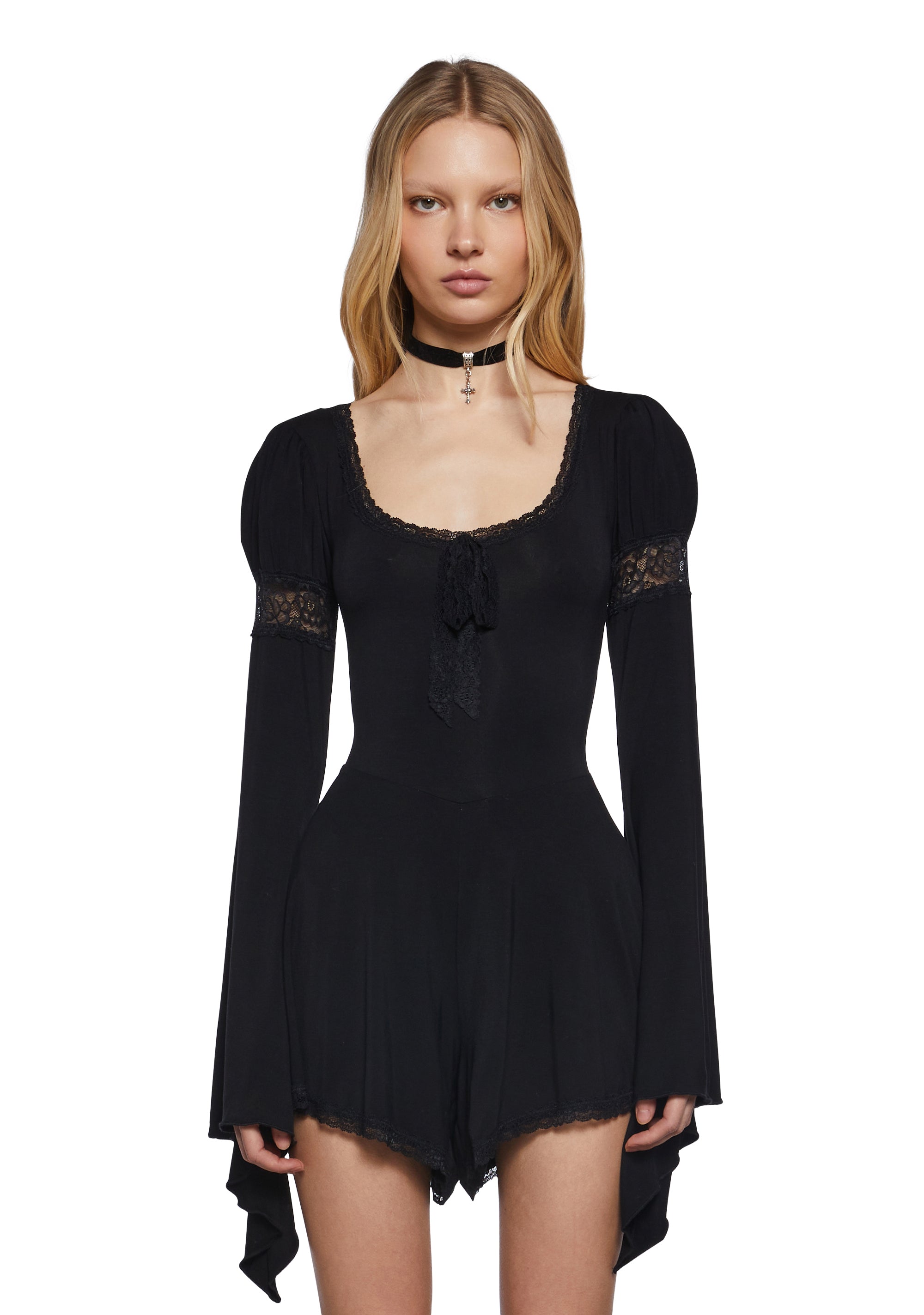 Haute Streak Knit Romper