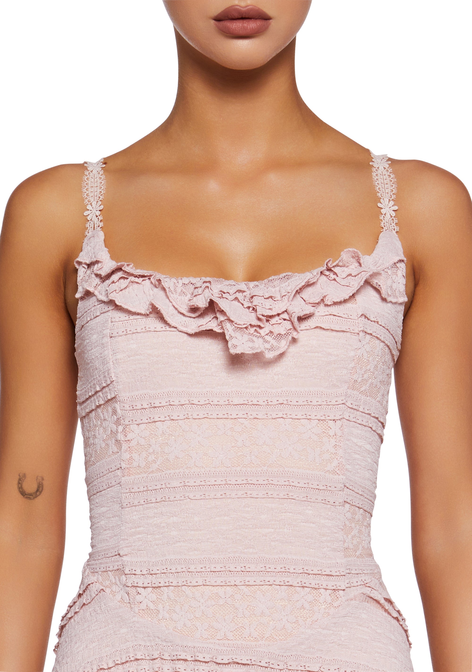 dolls kill pink dress Sugar Thrillz Tulle Off The Shoulder Mini Dress With Bows