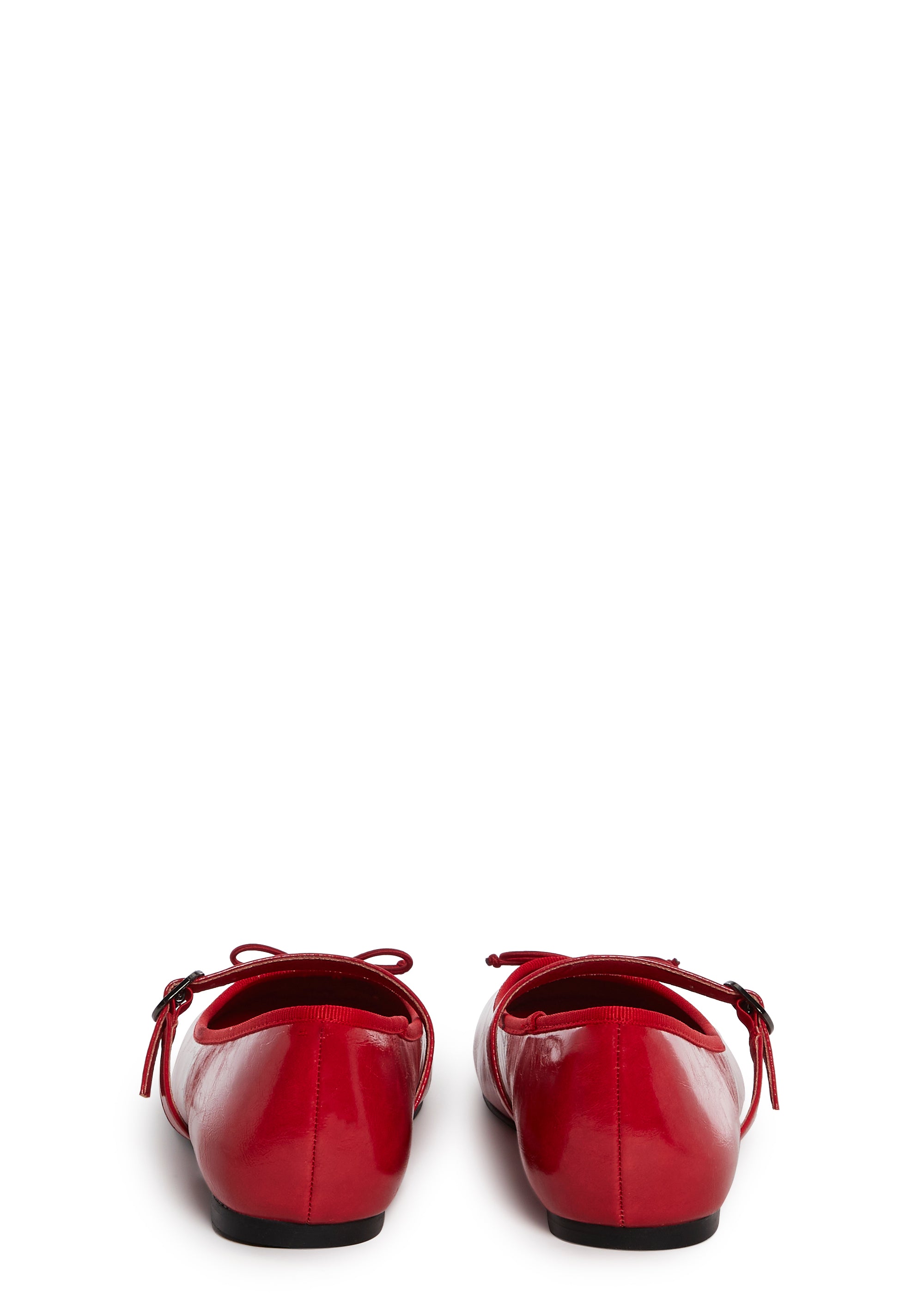 Woven Love Ballet Flats - Red