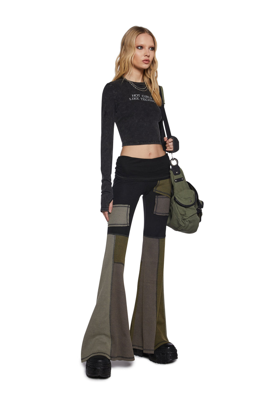 Chord Thermal Patchwork Pants - alternate