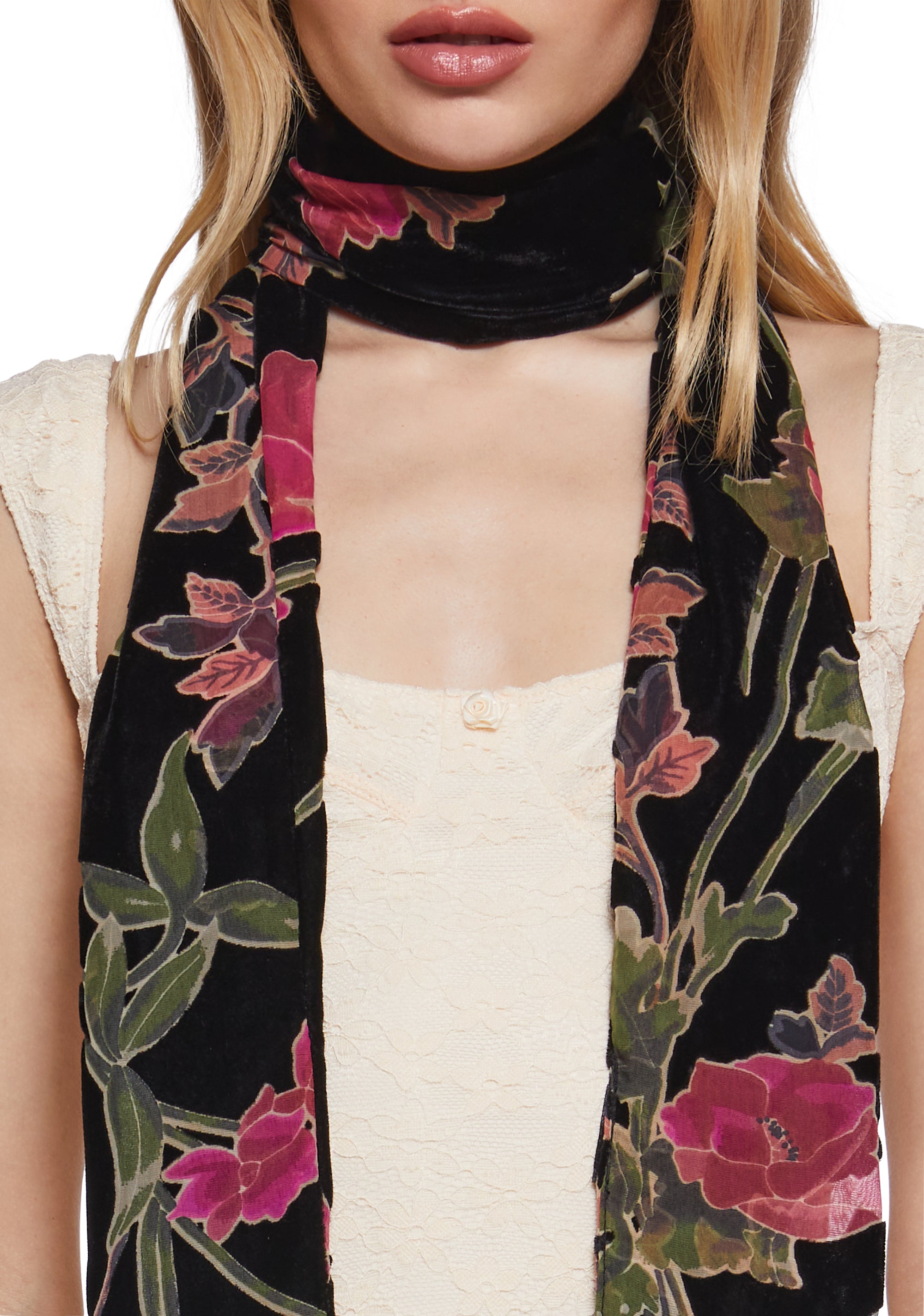 Dancing Wanderer Skinny Scarf
