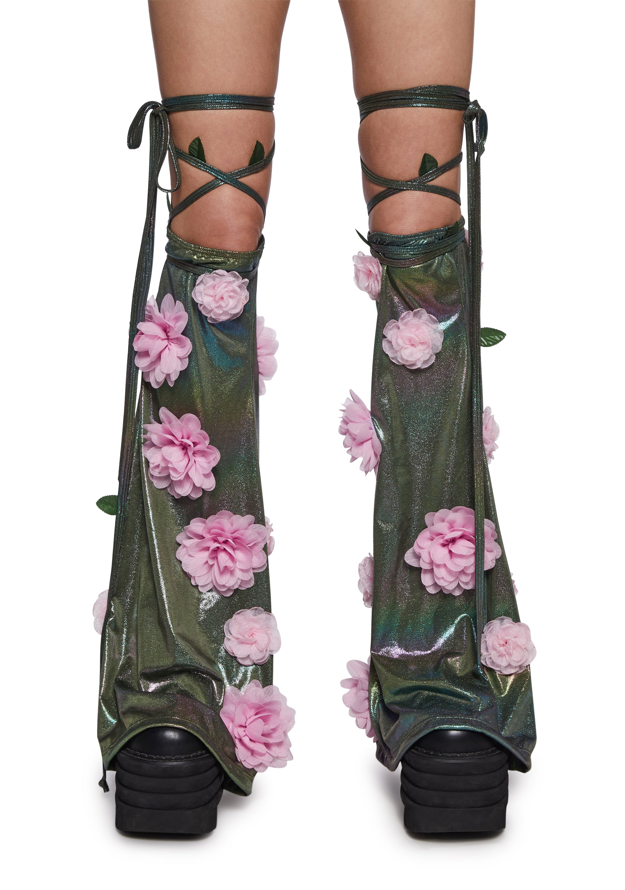 Electric Bloom Leg Warmers - alternate
