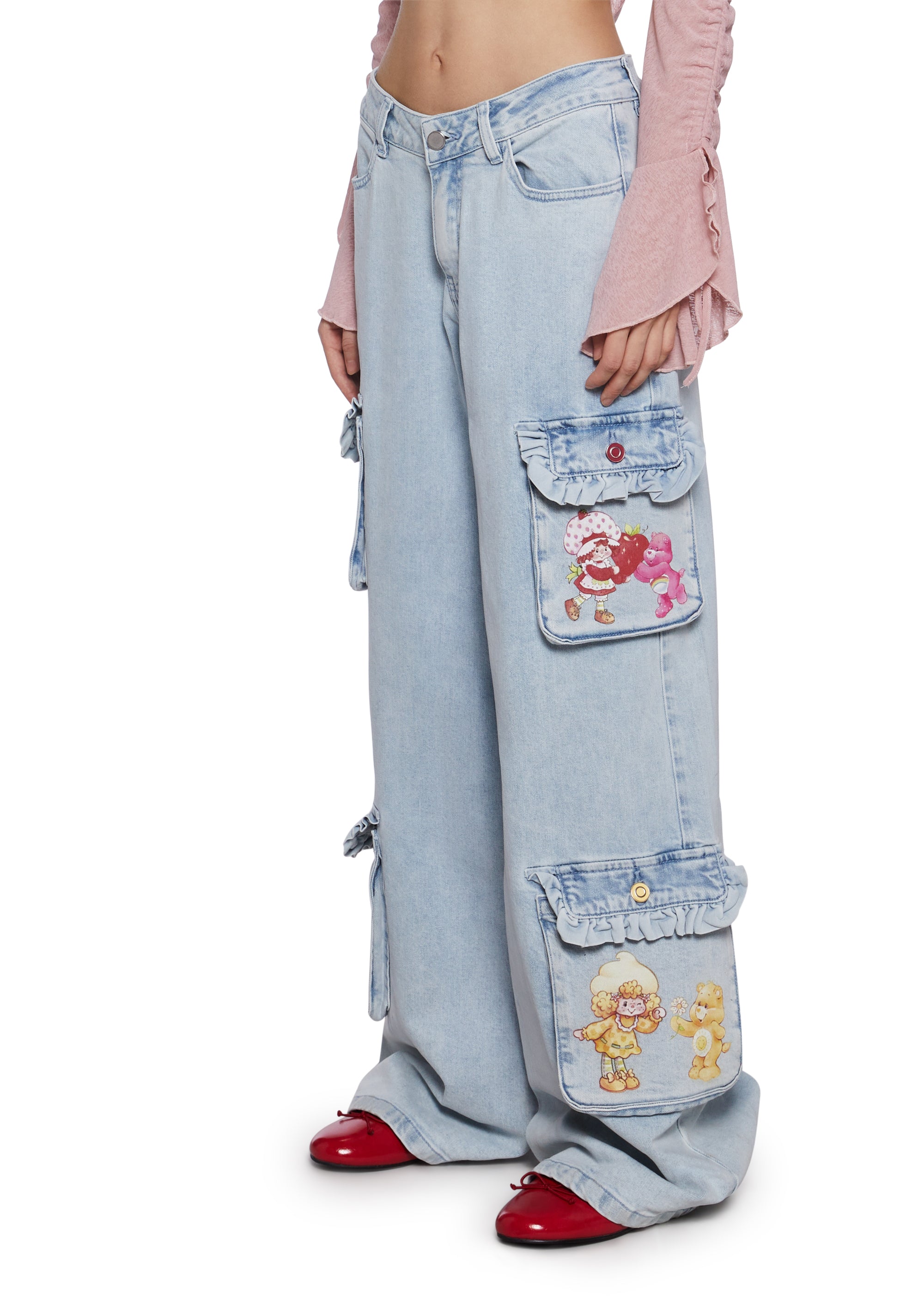 Cuddle Crew Denim Cargo Pants