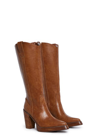 Pace Of Nature Cowboy Boots - Brown