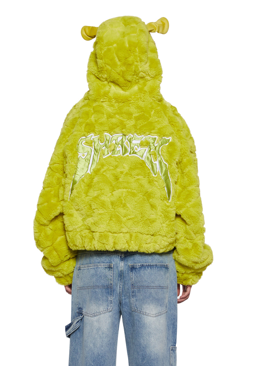 Ogre Chic Fuzzy Zip-Up Jacket