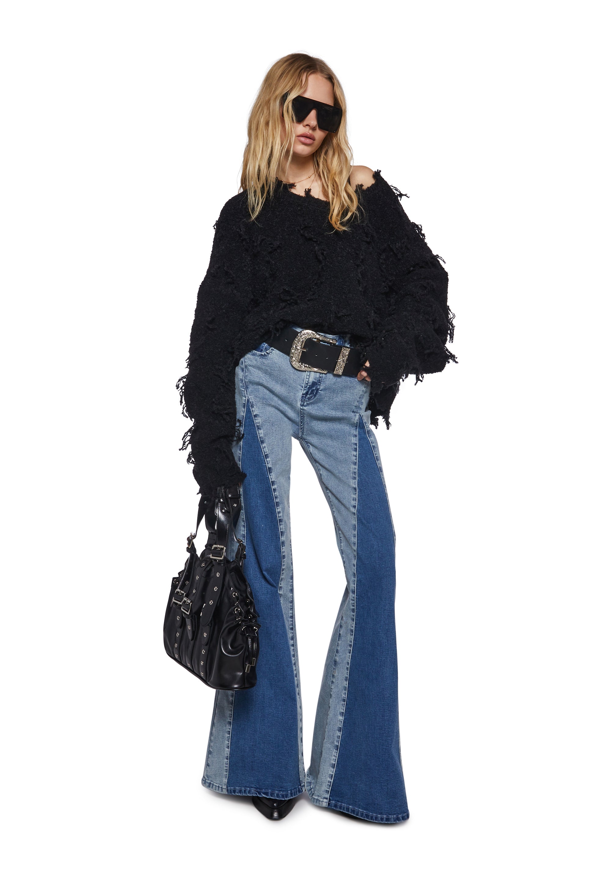 Bohemian Blues Wide Leg Jeans - alternate