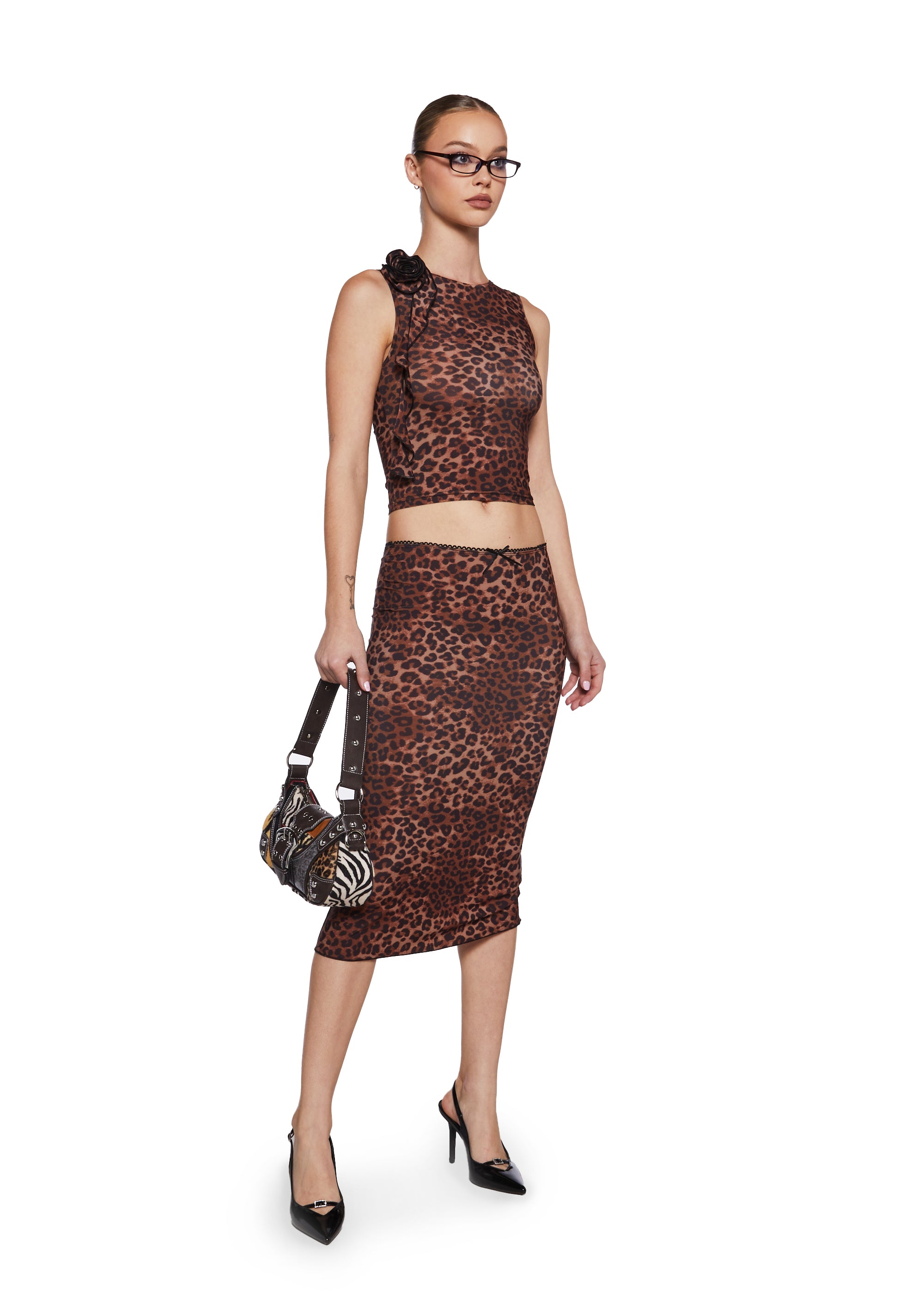 Hot To Strut Skirt Set